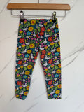 Frugi Navy Floral Duck Leggings Age 2-3 Years