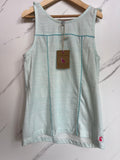 Joules Fine Blue Striped Vest Top Age 9-10 Years