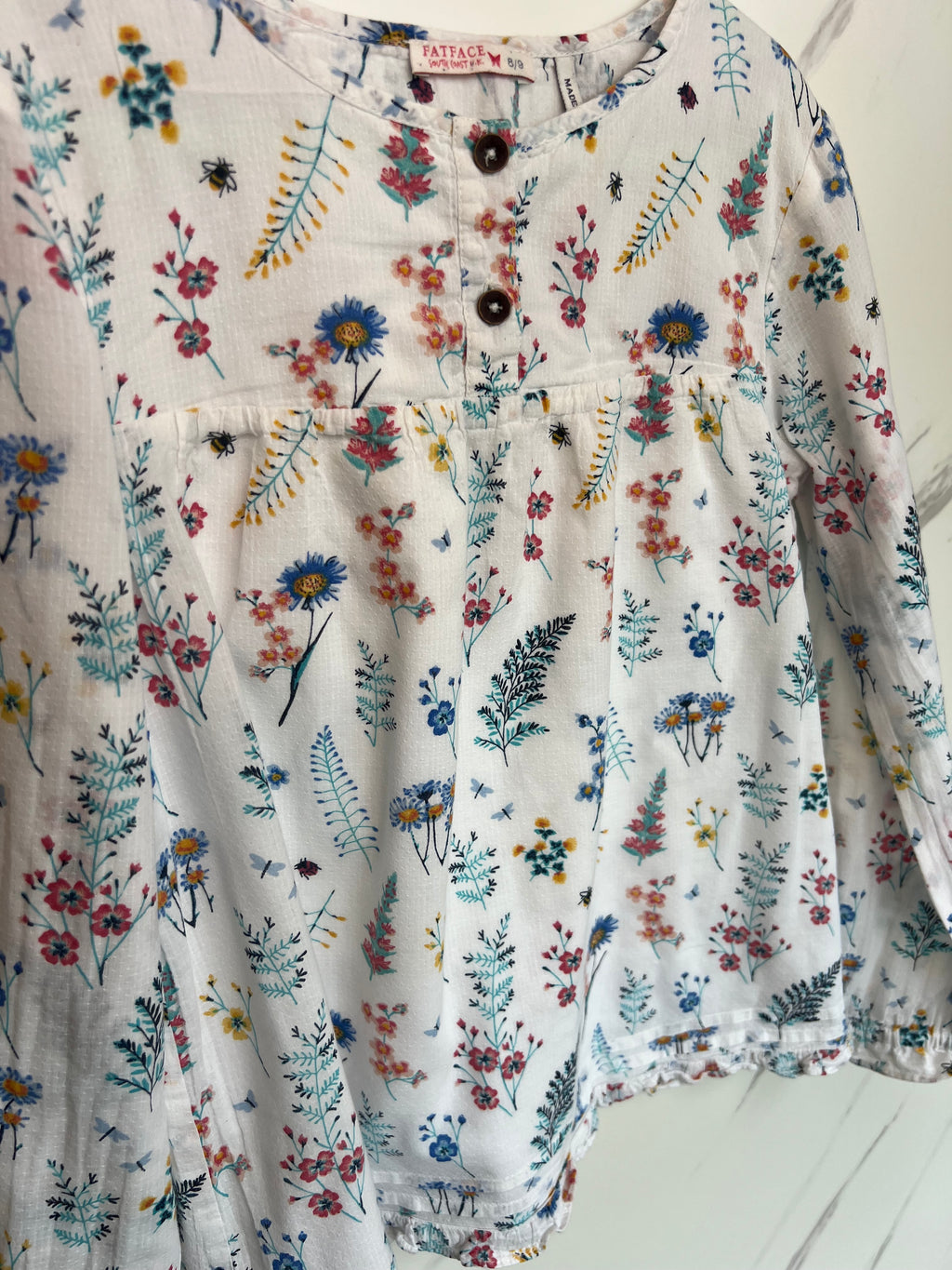 Fatface Floral Lightweight Blouse Age 8-9 Years