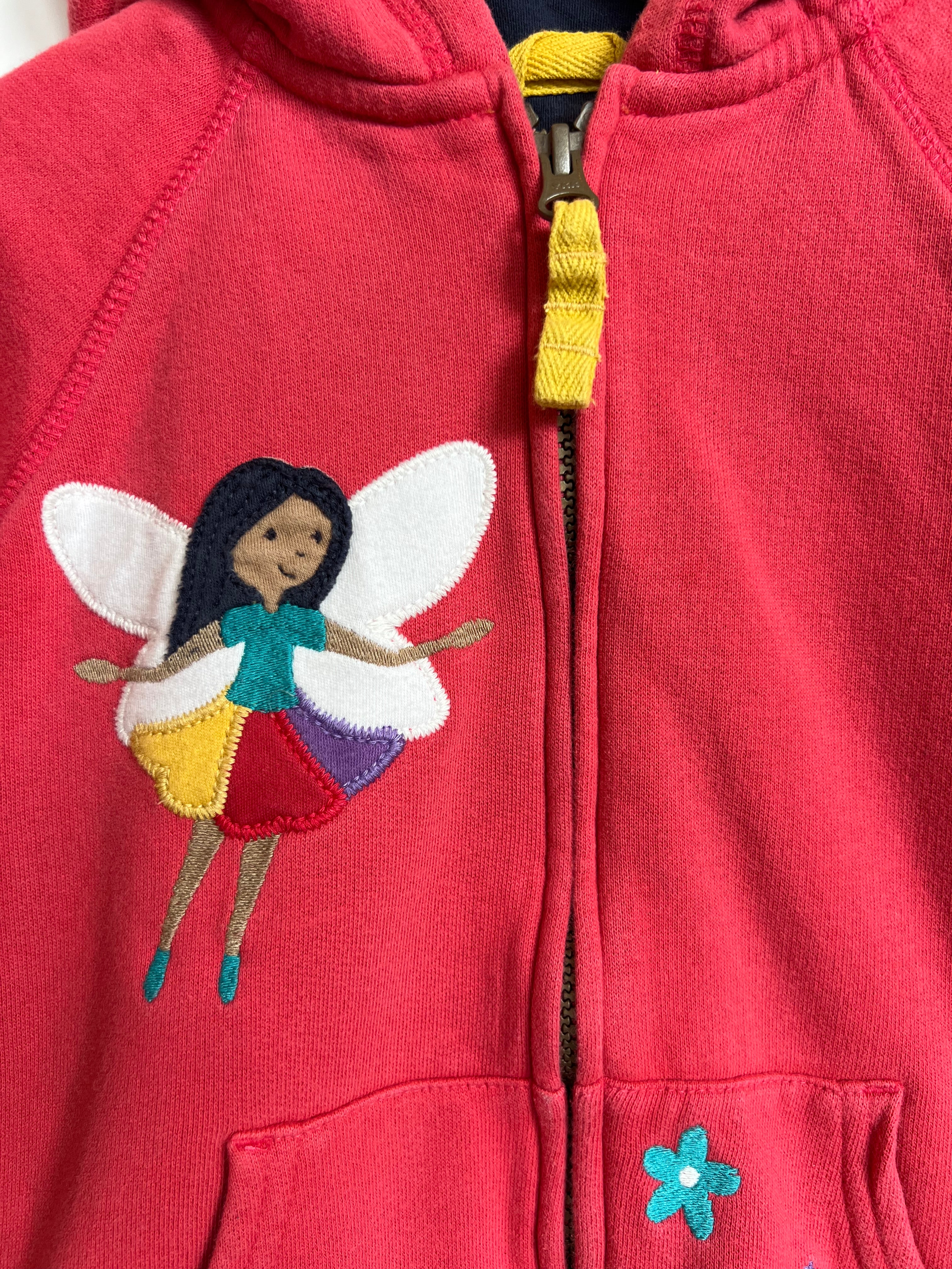 Frugi Pink Fairy Zipped Jacket Age 3-4 Years