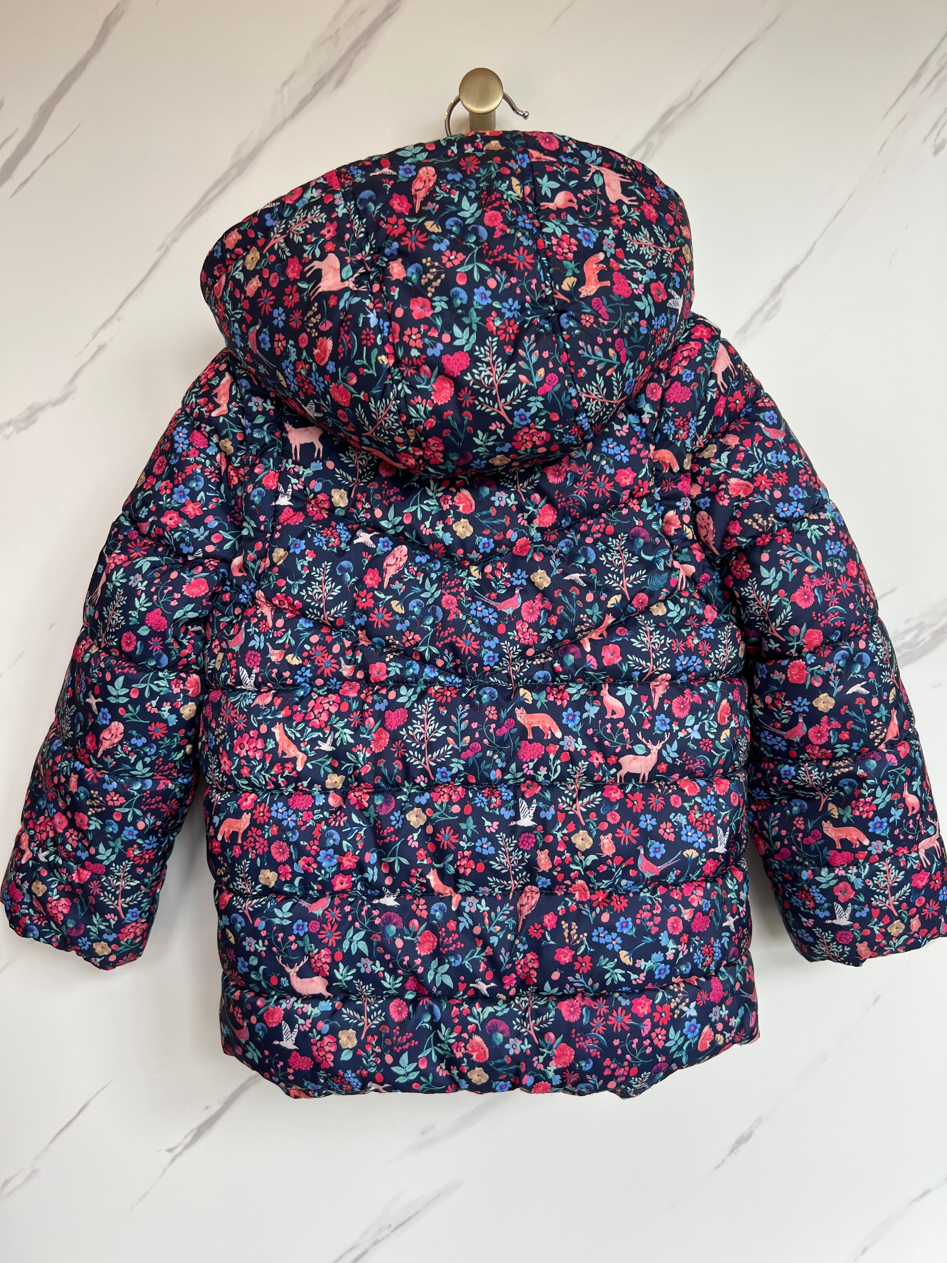 Joules Navy Woodland Coat Age 4 Years