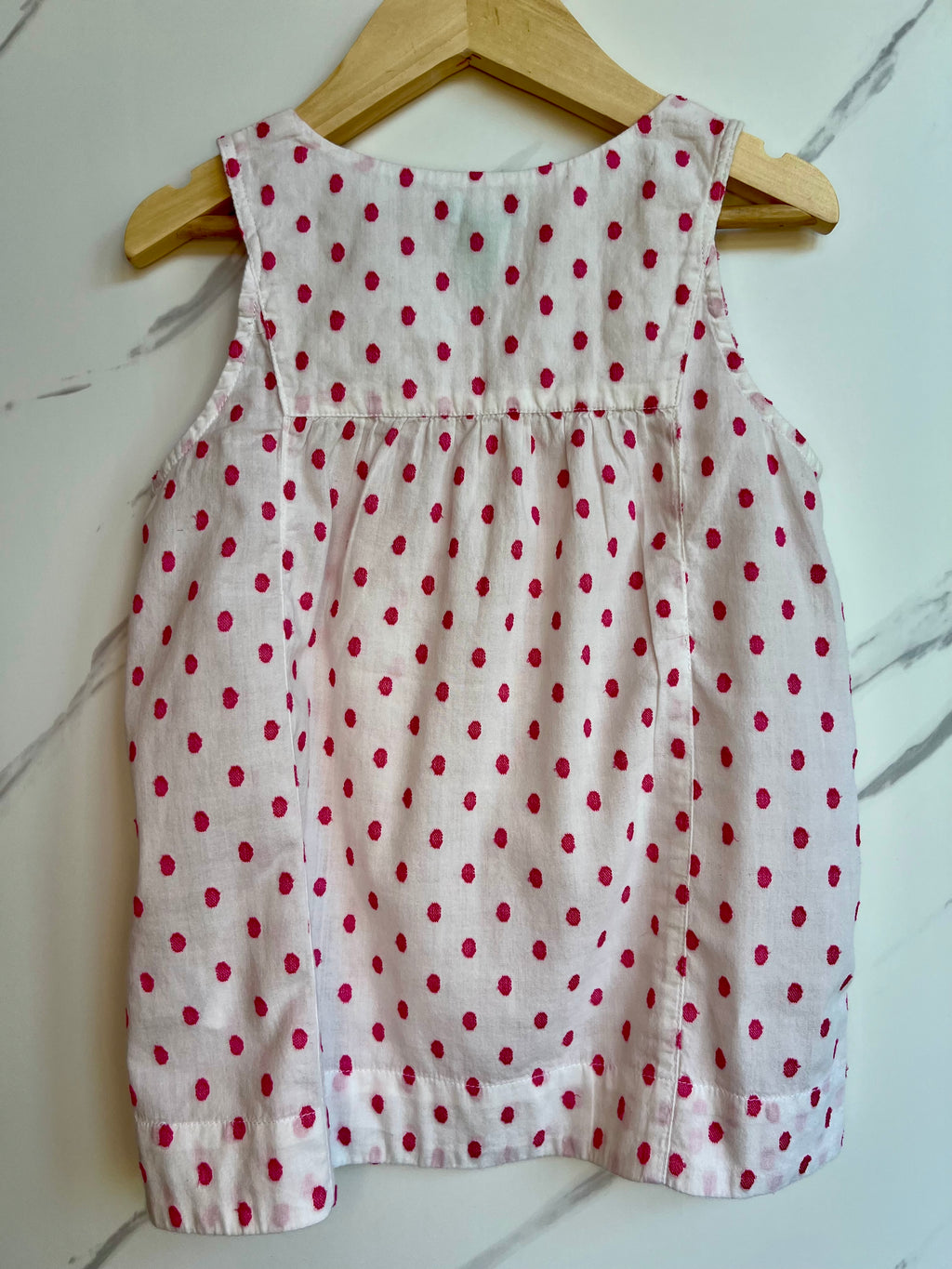 Monsoon White and Pink Vest Top Age 6-7 Years
