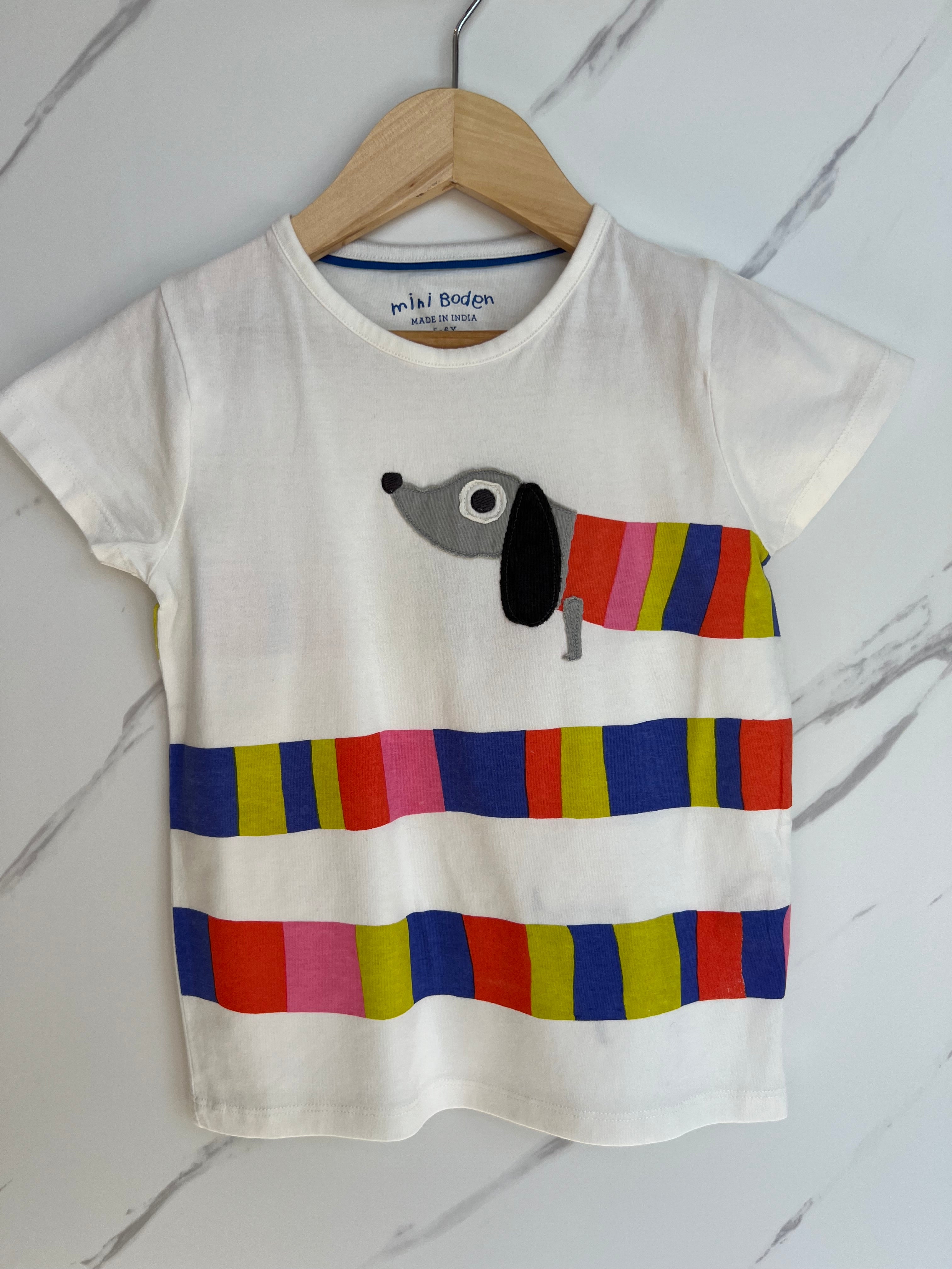 Boden Sausage Dog T-shirt Age 5-6 Years