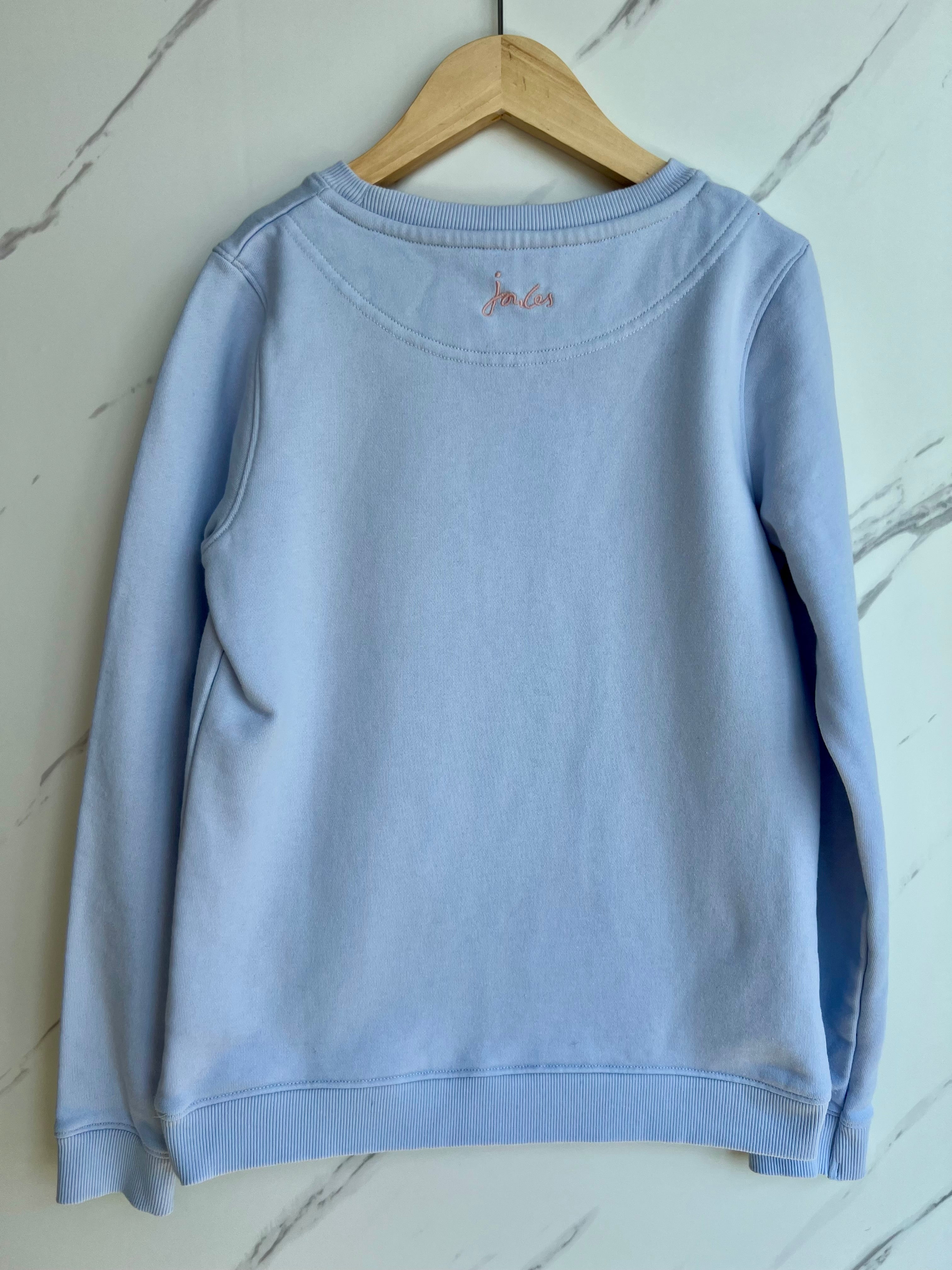 Joules Pale Blue Ice Cream Cone Sweatshirt Age 11-12 Years