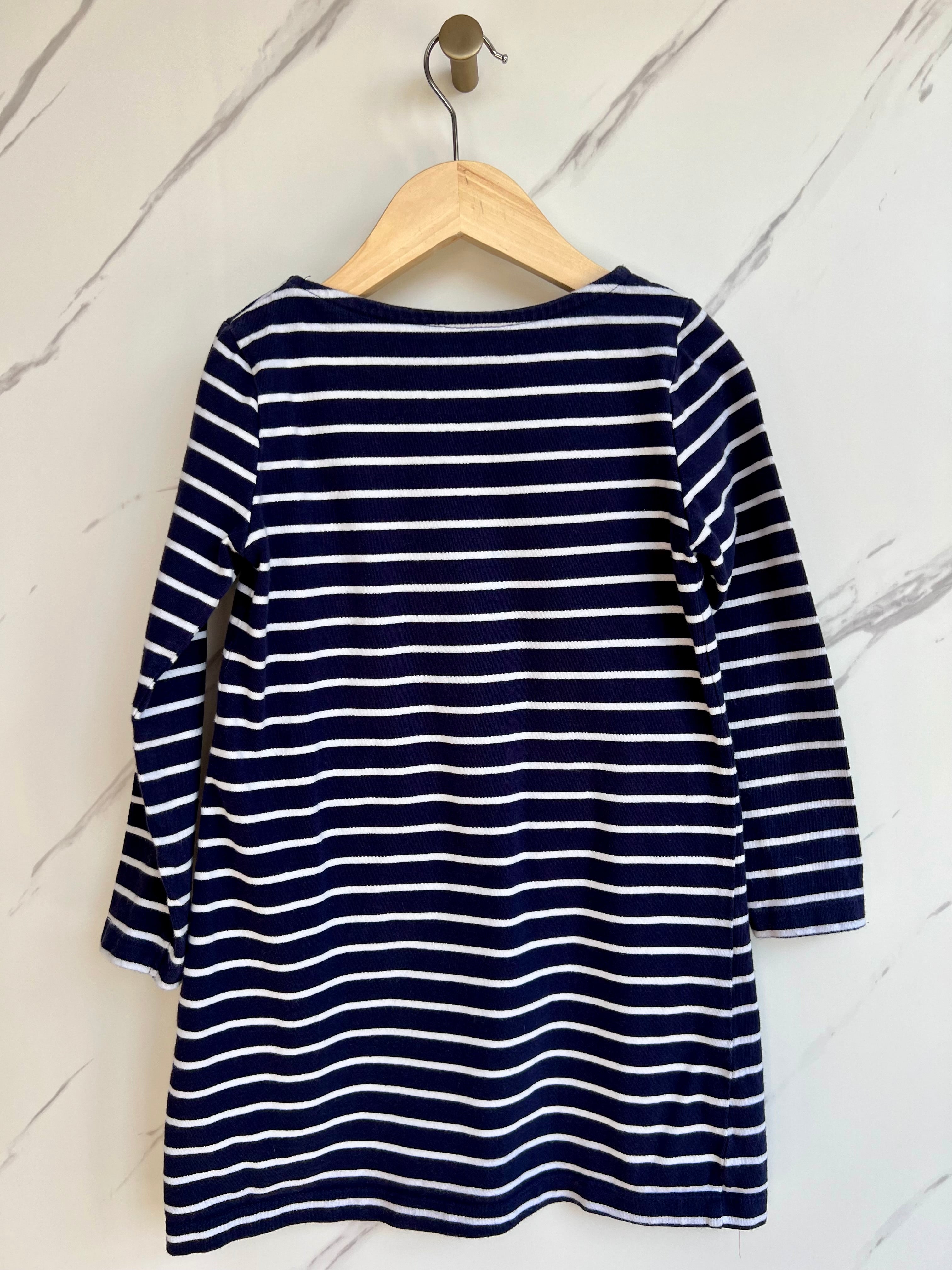 Mountain Warehouse Navy & White Jersey Dress Age 5-6 Years