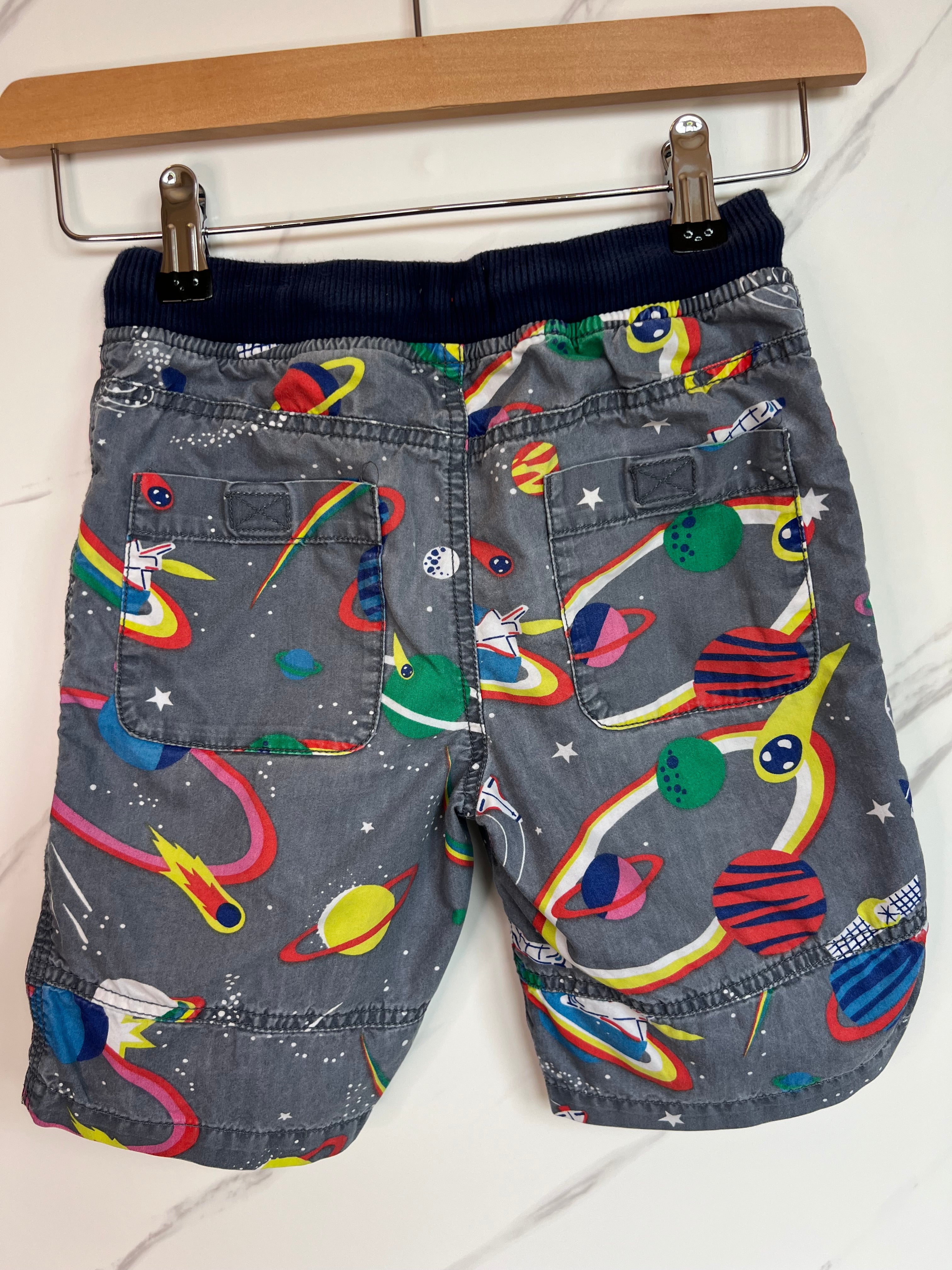 Boden Space Design Shorts Age 7 Years