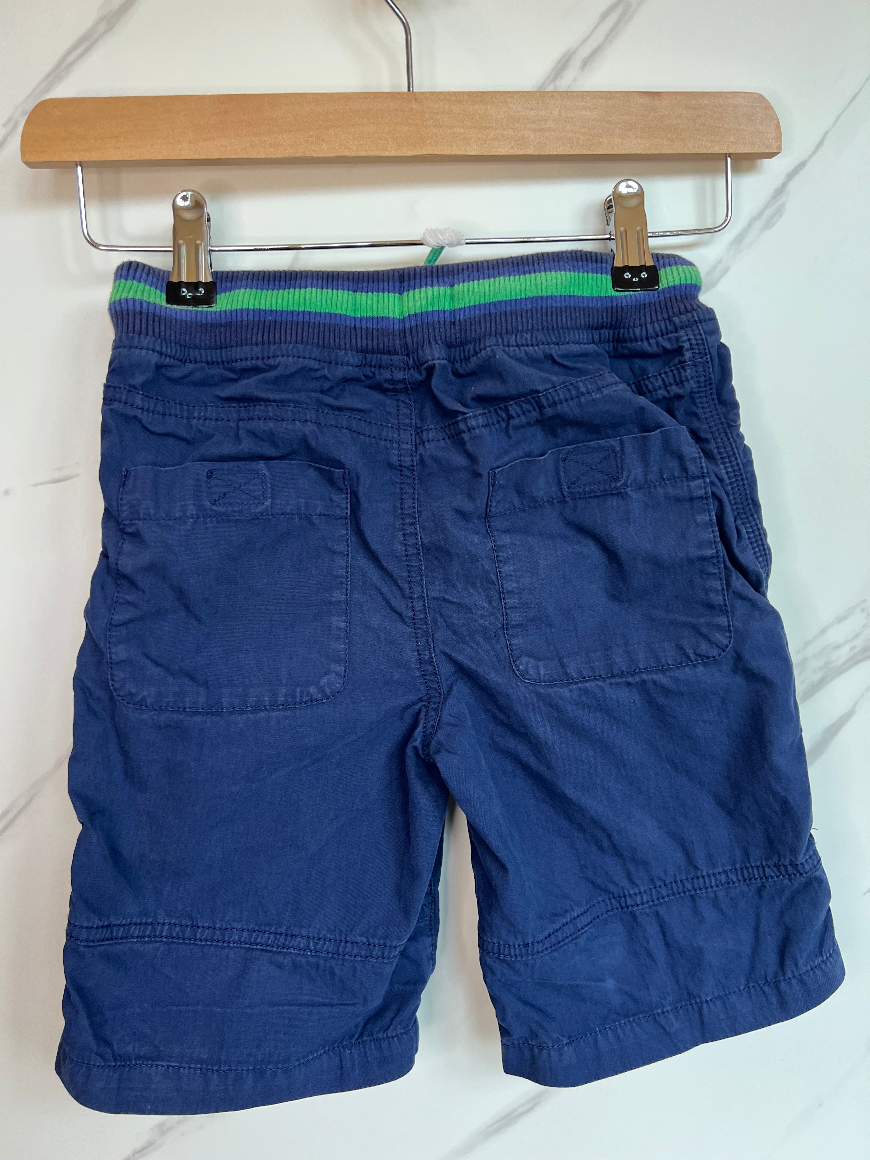 Boden Navy Shorts with Zip Pockets Age 7 Years