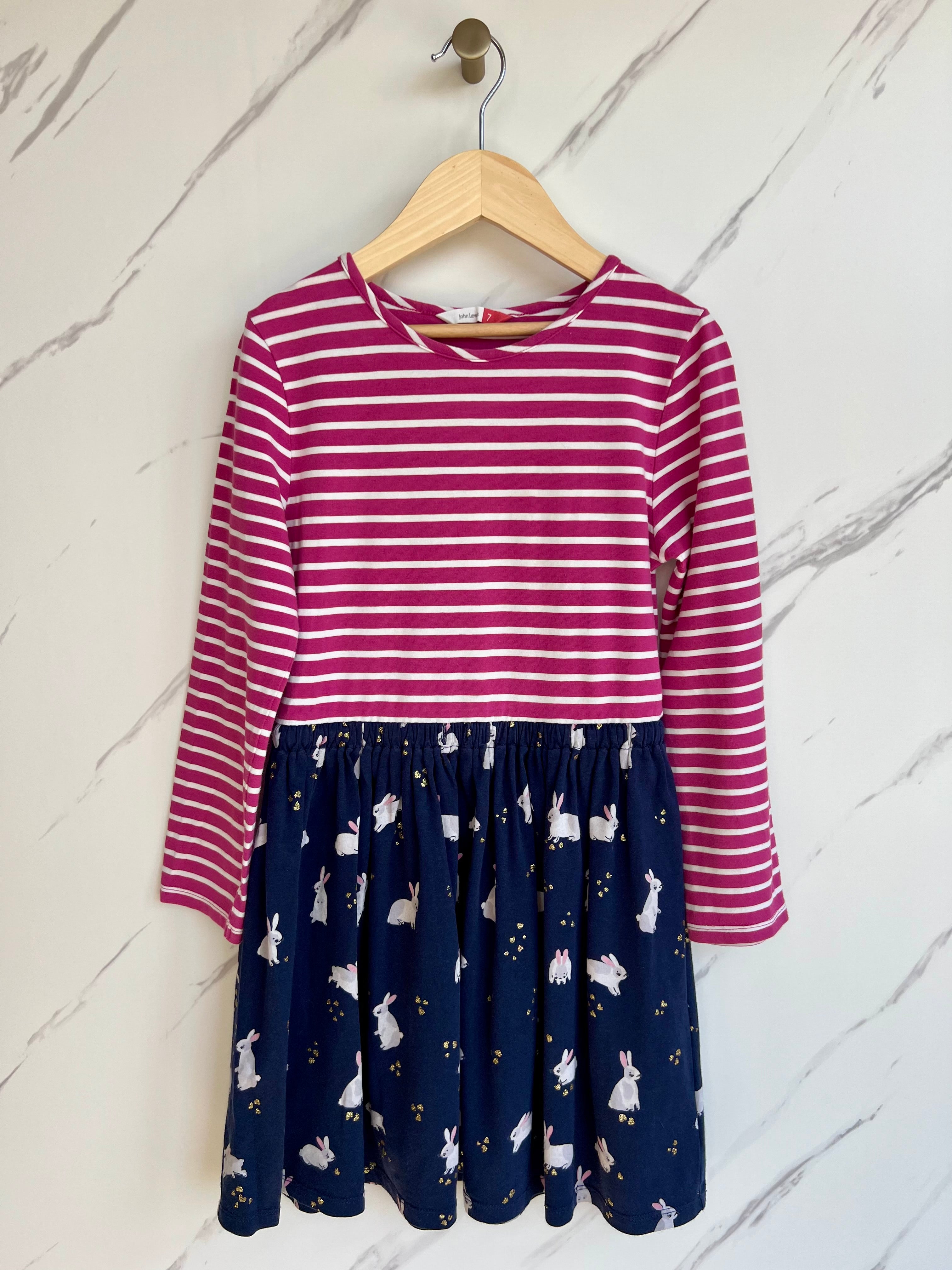 John Lewis Bunny Dress Age 6-7 Years