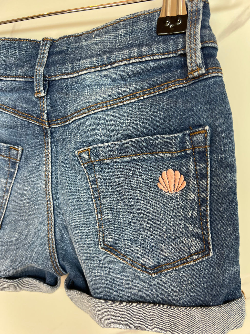 Fatface Embroidered Denim Shorts Age 4-5 Years