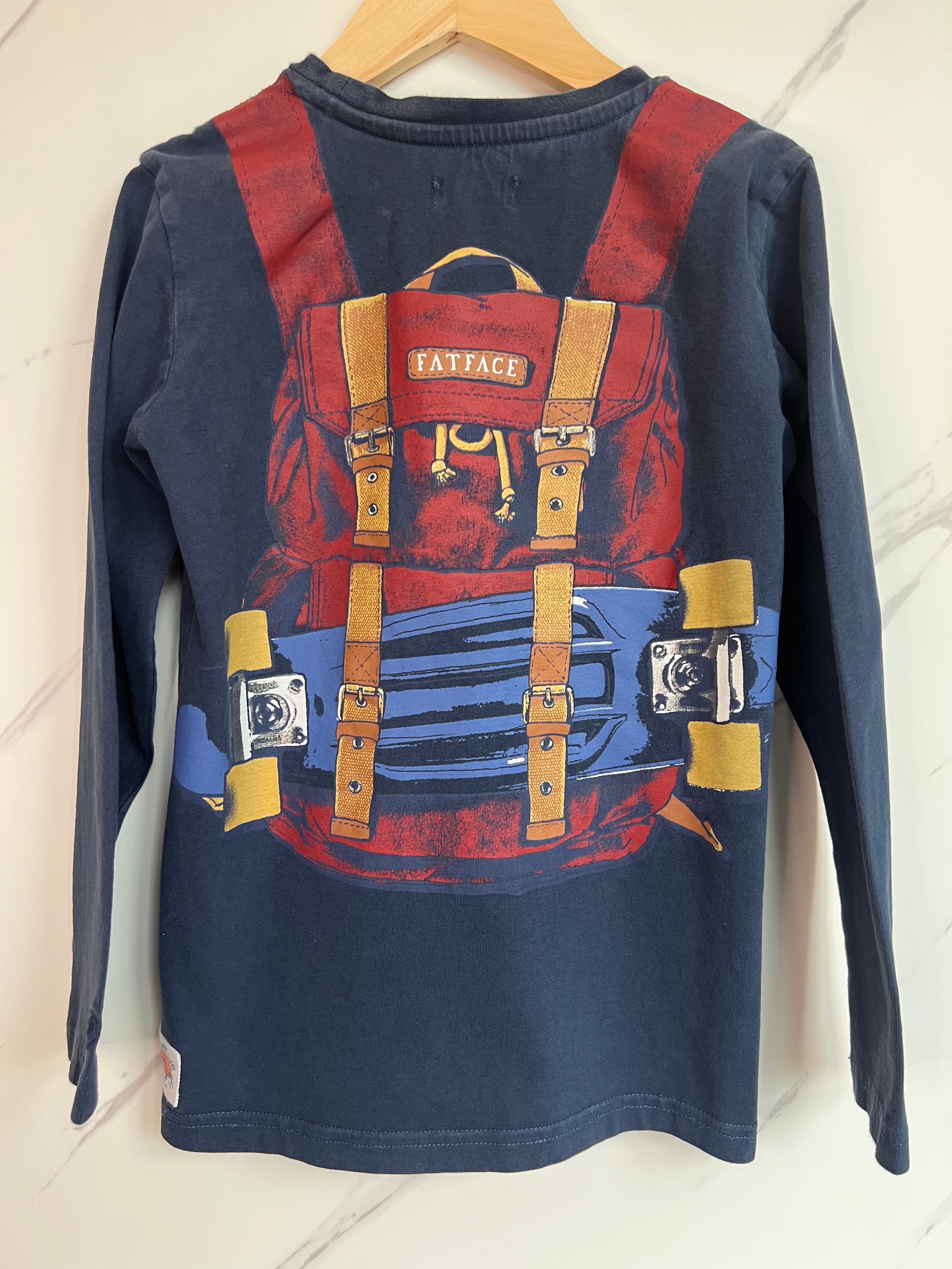Fatface Boarder Backpack Top Age 8-9 Years