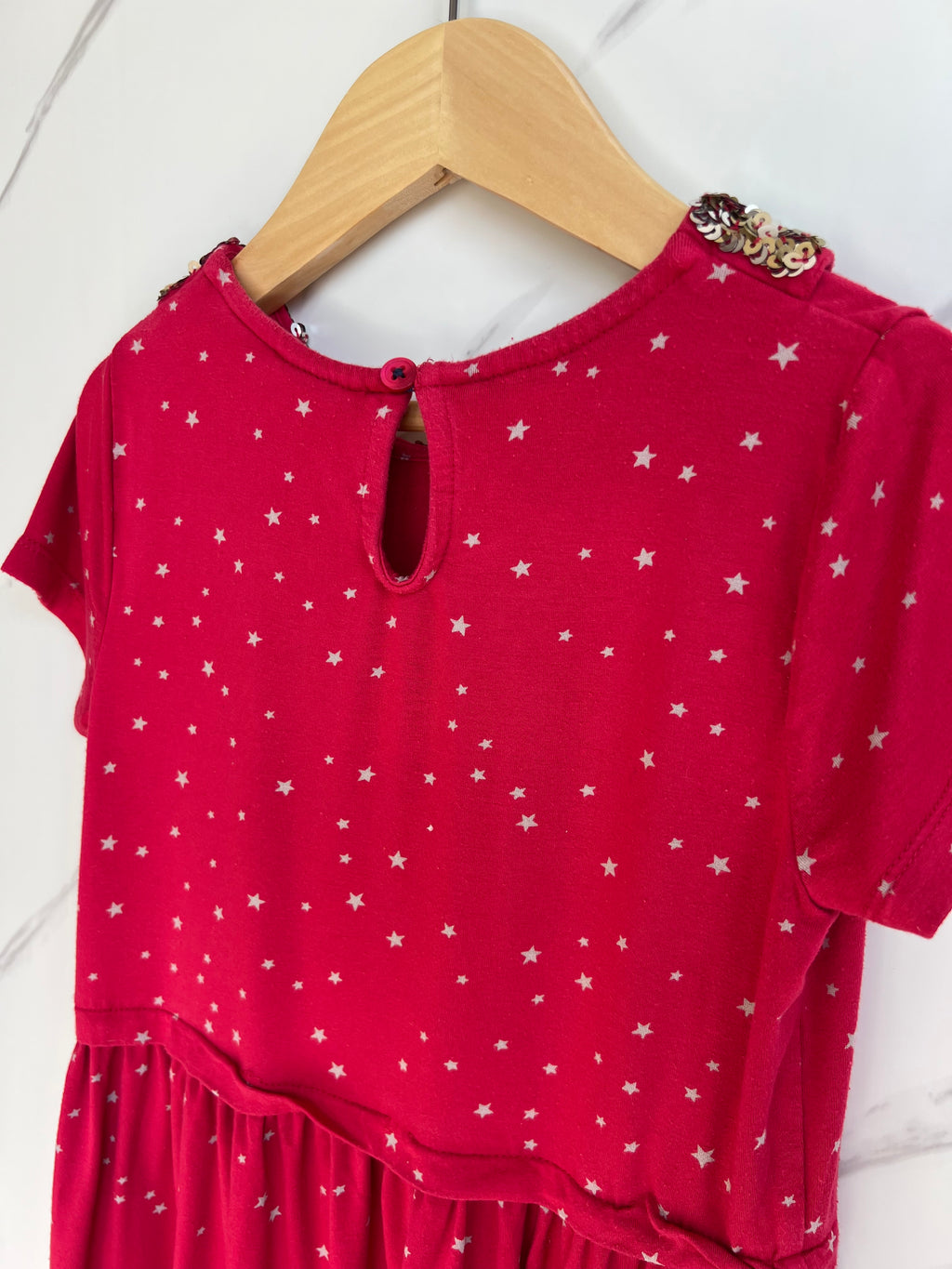 Boden Sequinned Collar Dress Age 5-6 Years