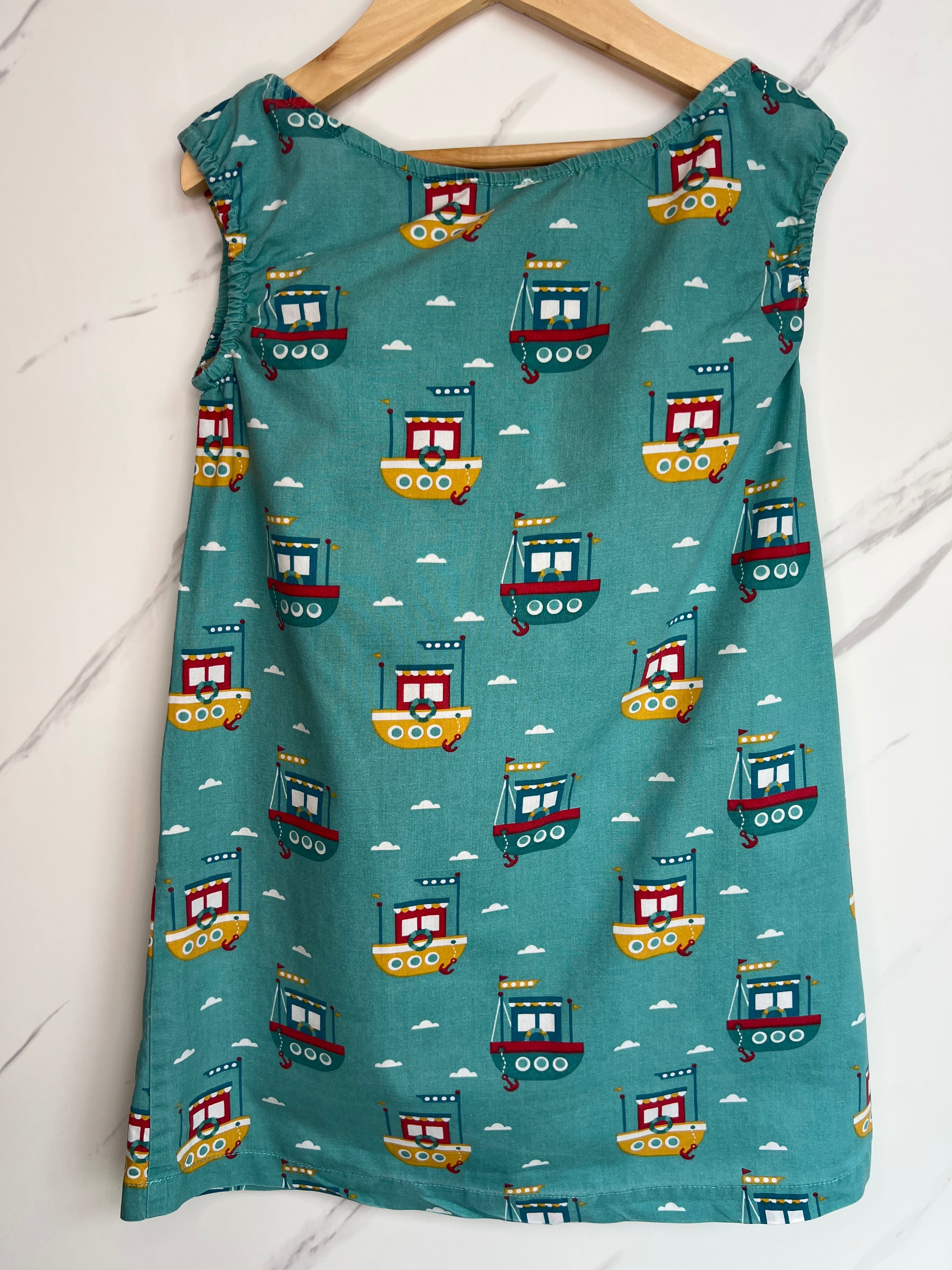 Little Green Radicals Submarine Sundress Age 5-6 Years