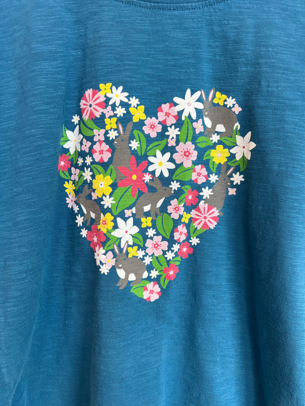 Frugi Floral Heart Long-Sleeved Top Age 6-7 Years
