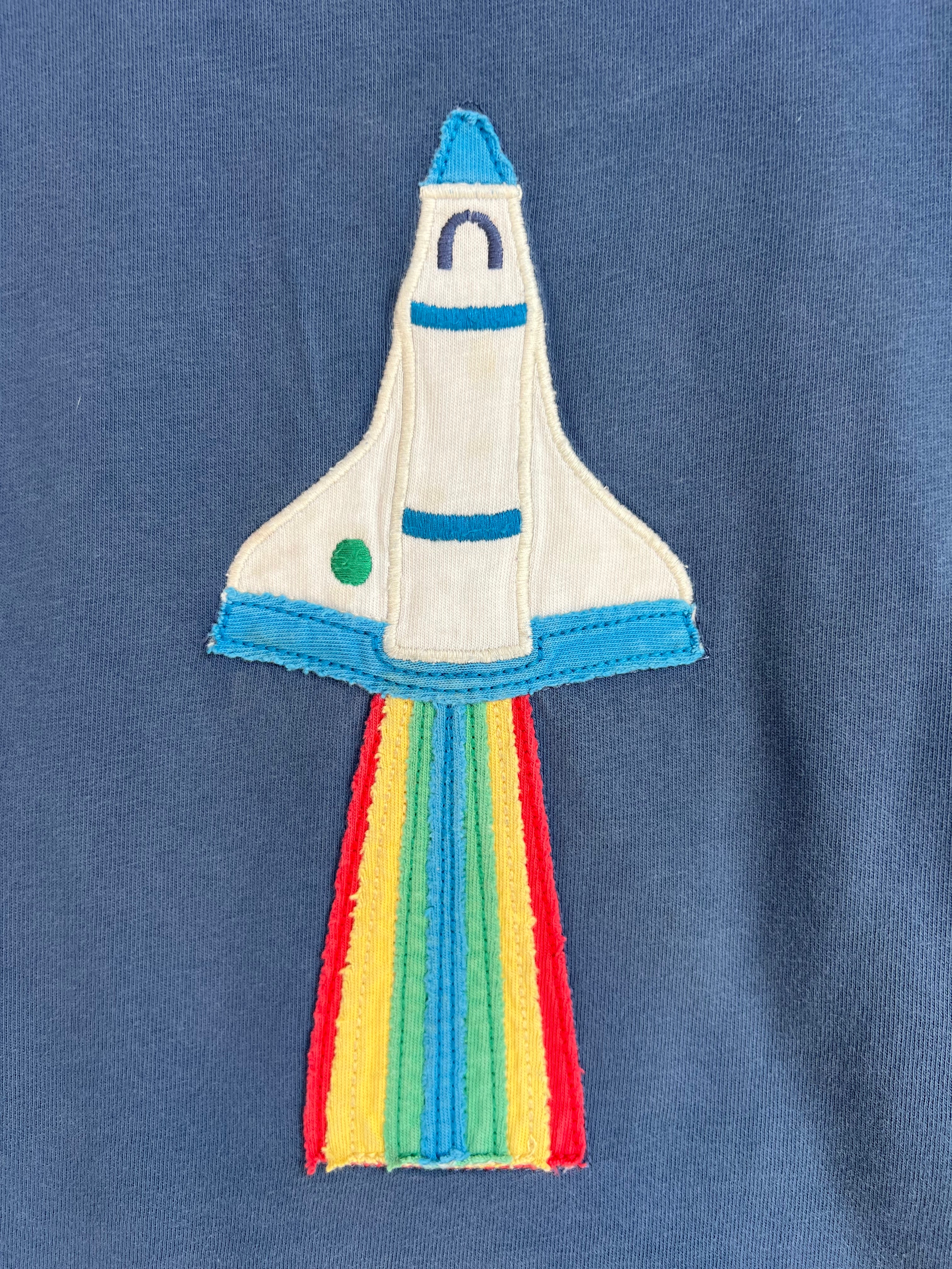 Kite Navy Space Rocket T-Shirt Age 3 Years