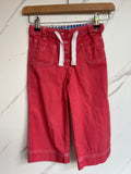 Boden Coral Cropped Trousers Age 8 Years