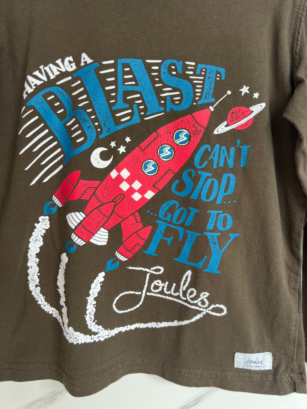Joules "Having a Blast" Long-Sleeved Top Age 5-6 Years