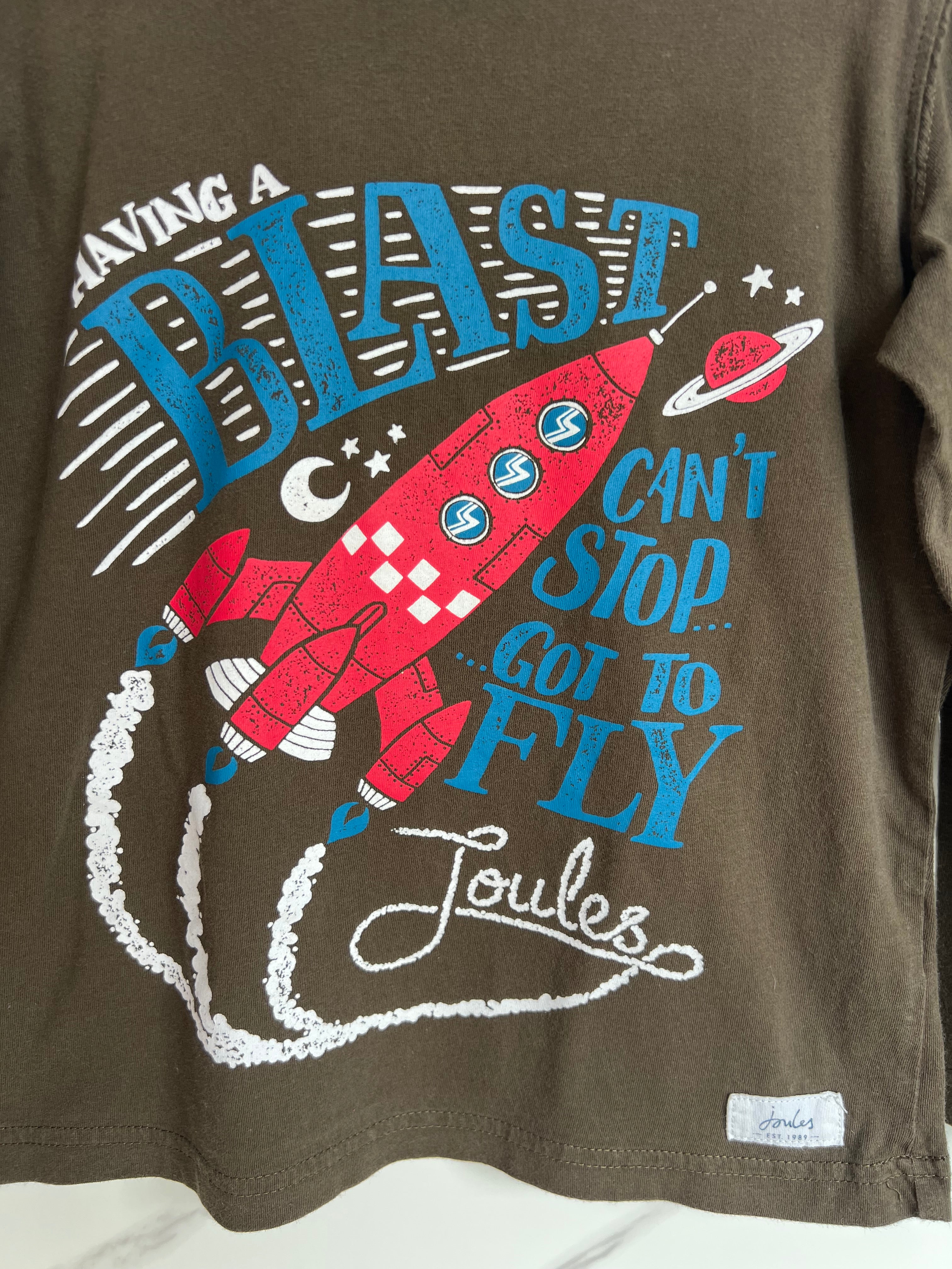 Joules "Having a Blast" Long-Sleeved Top Age 5-6 Years