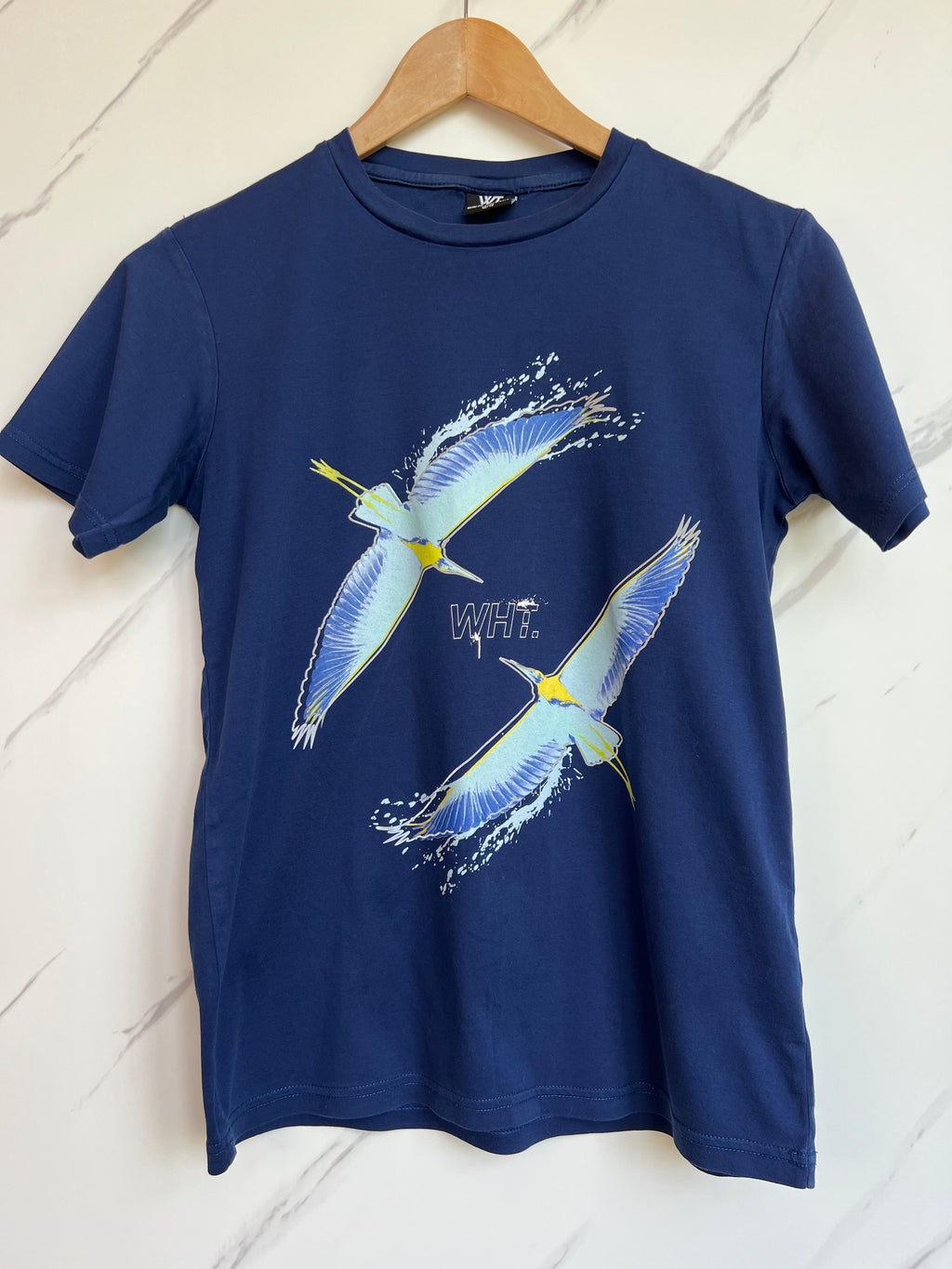 White Threads Navy Bird T-Shirt Age 12-13 Years