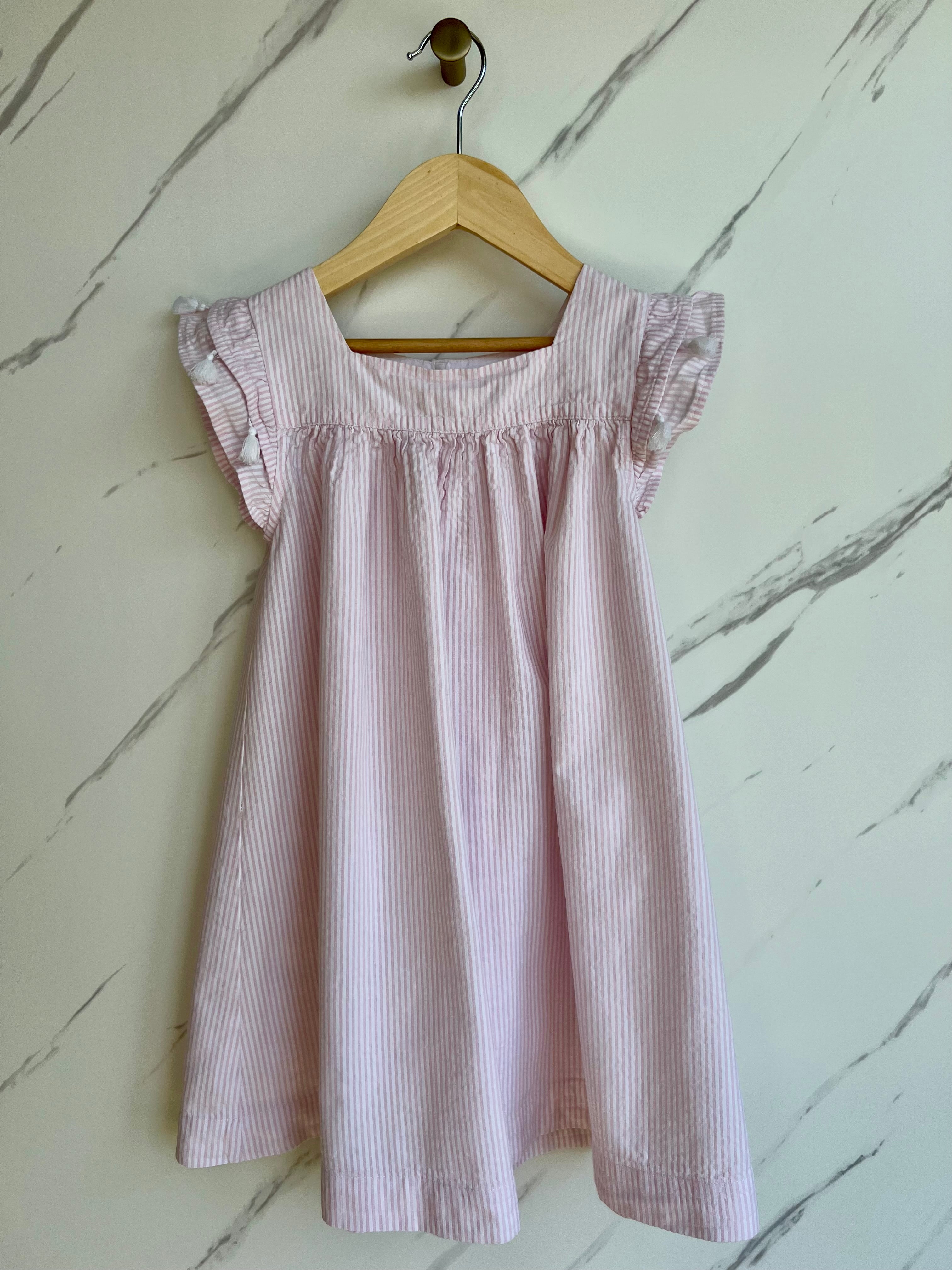 Little White Company Pink Occasion Dress Age 4-5 Years