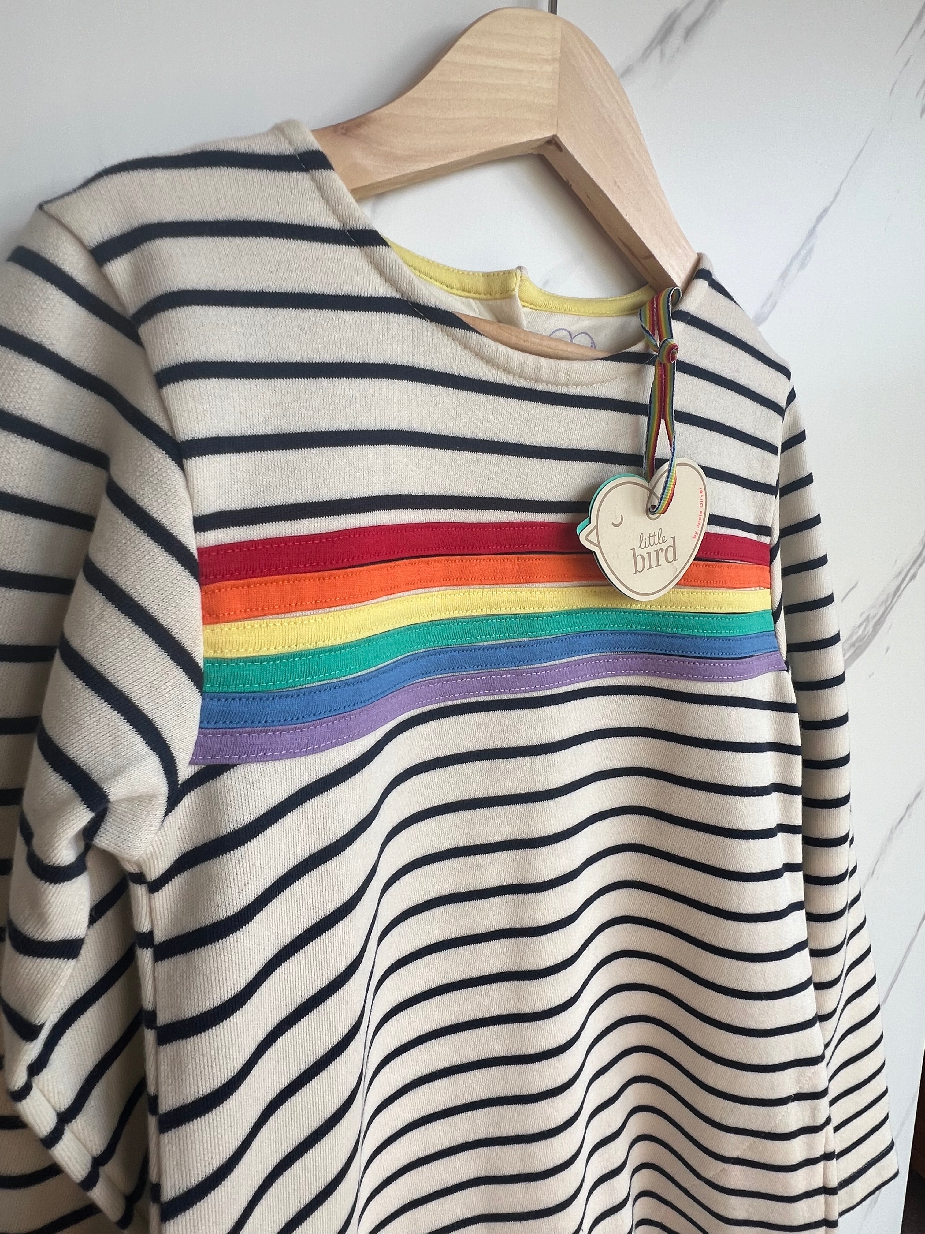 Little Bird Striped Dress Age 8-9 Years
