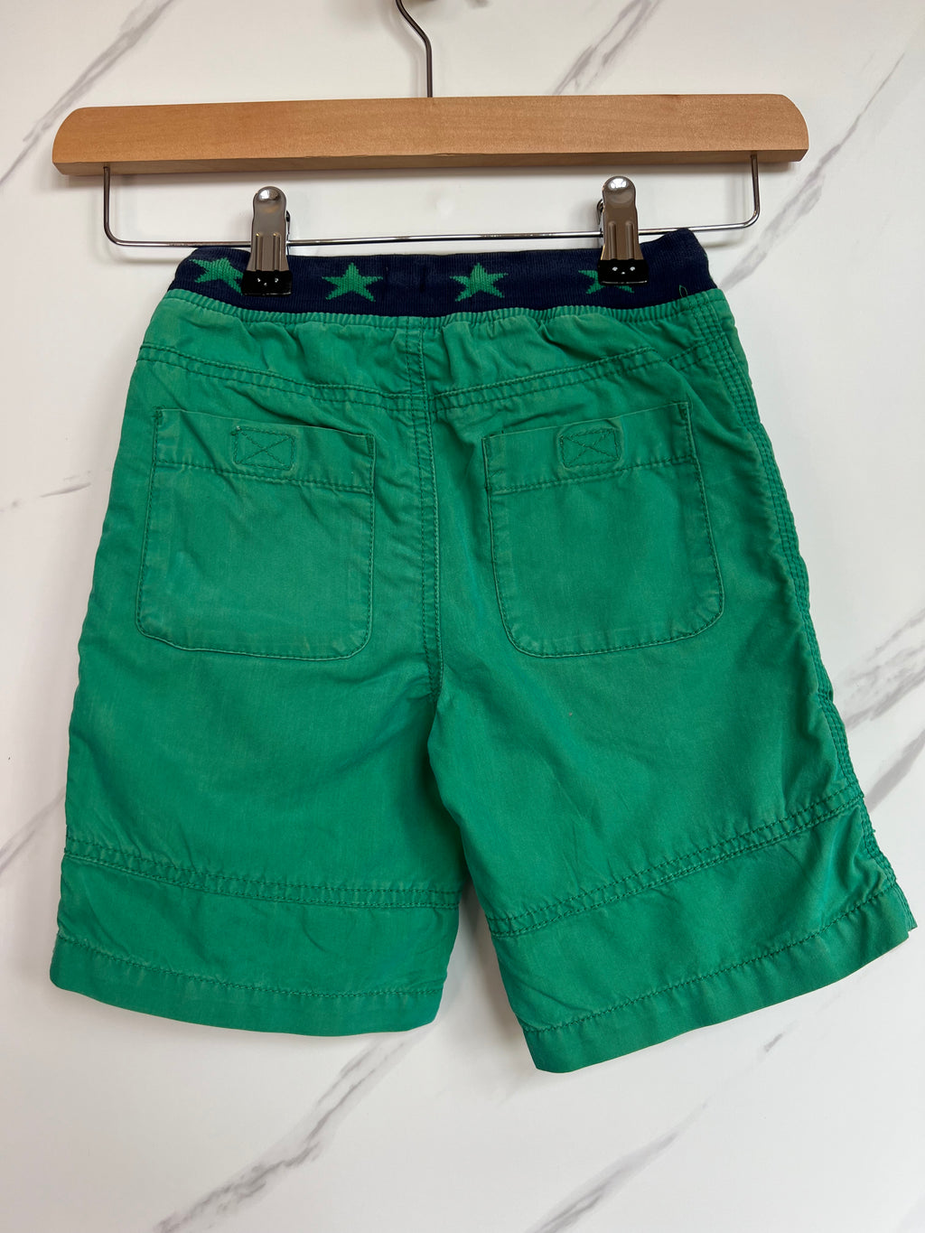 Boden Green Zip Pocket Shorts Age 4 Years
