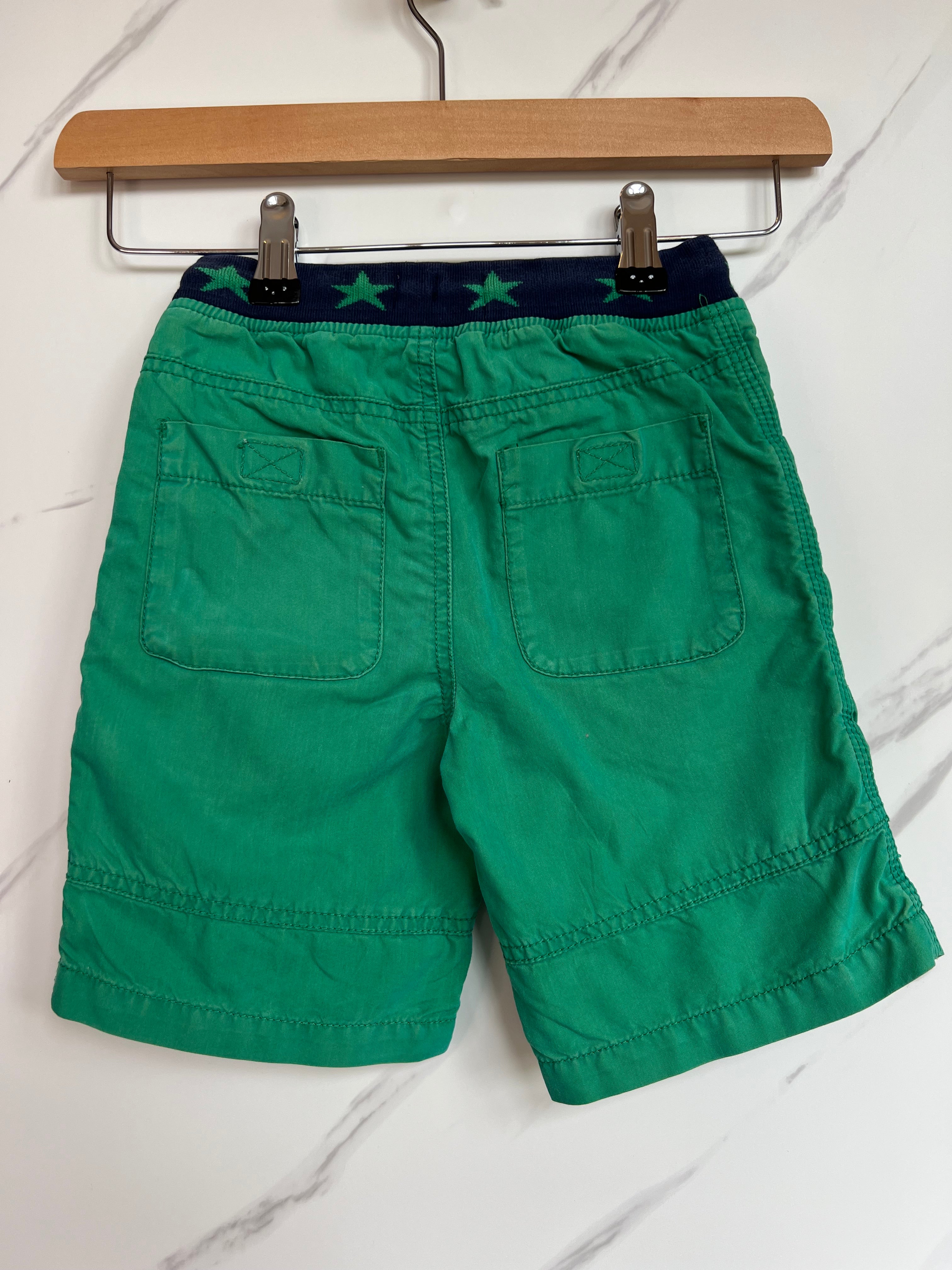 Boden Green Zip Pocket Shorts Age 4 Years