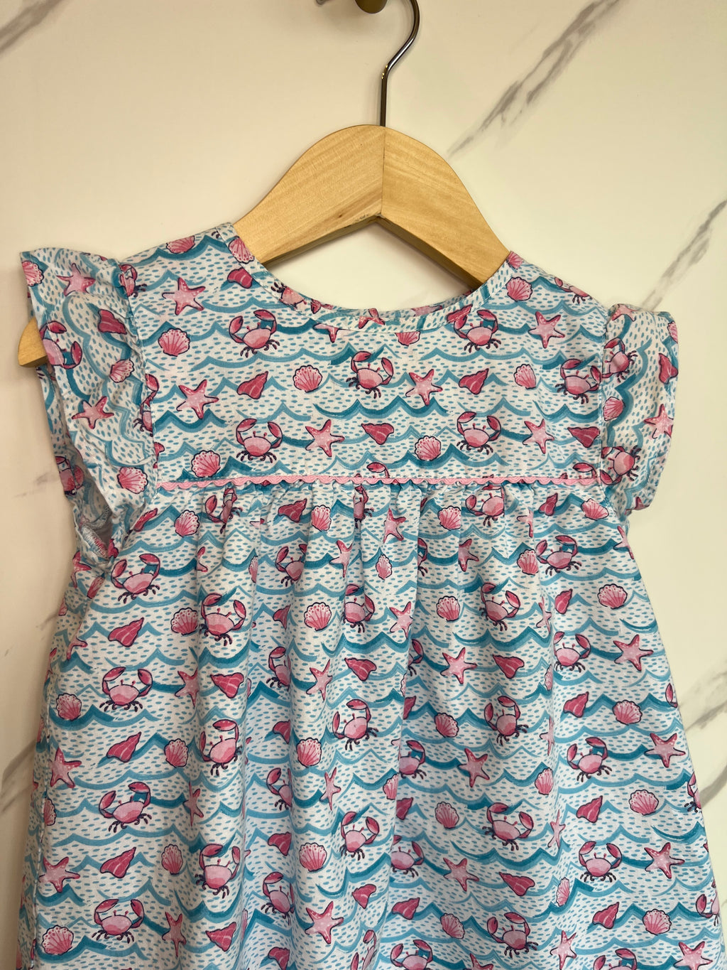 JoJo Maman Bebe Sea Creatures Floaty Top Age 3-4 Years