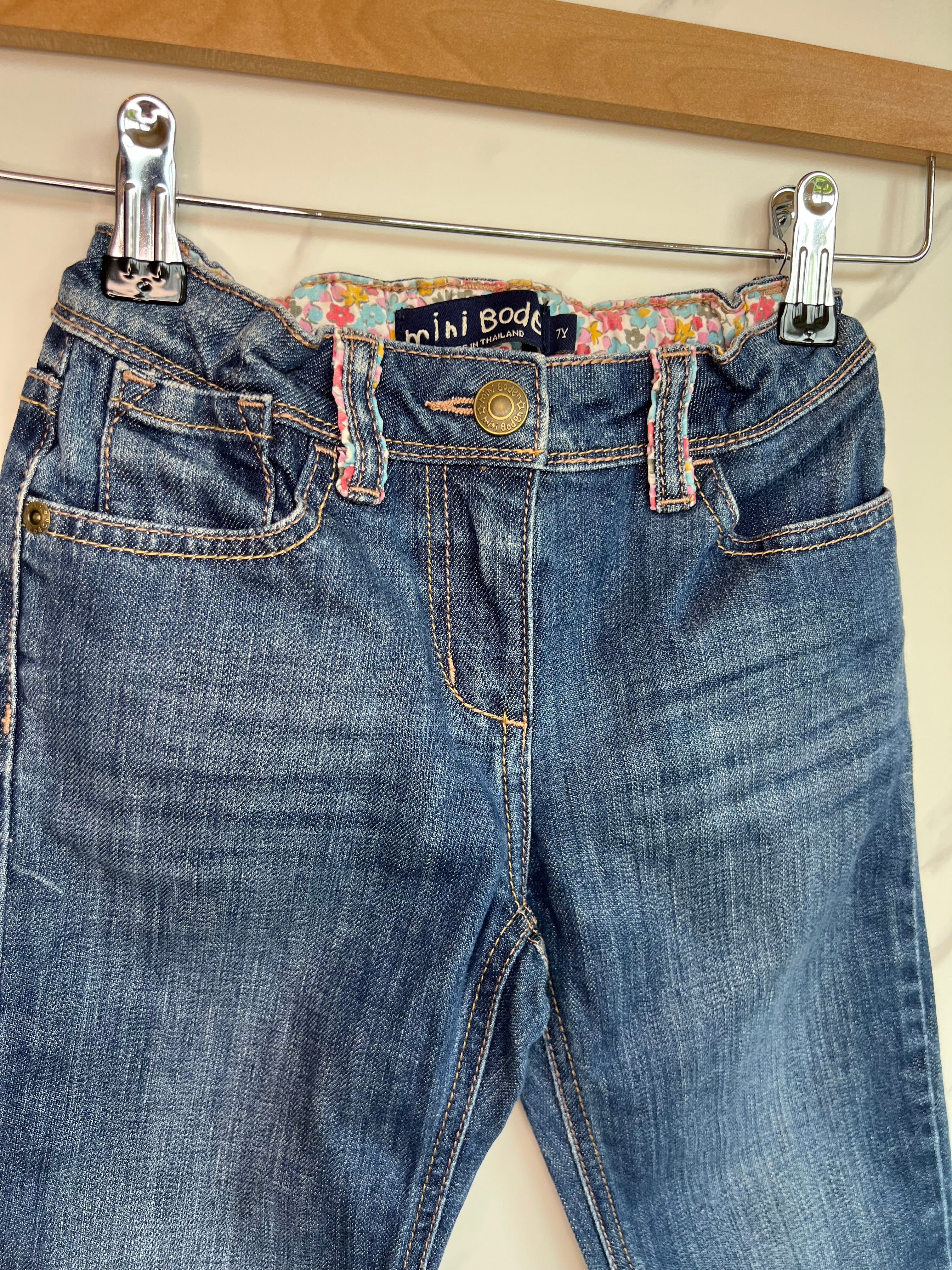 Boden Dark Blue Cropped Jeans Age 7-8 Years
