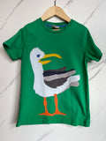 Boden Green Seagull T-Shirt Age 7-8 Years