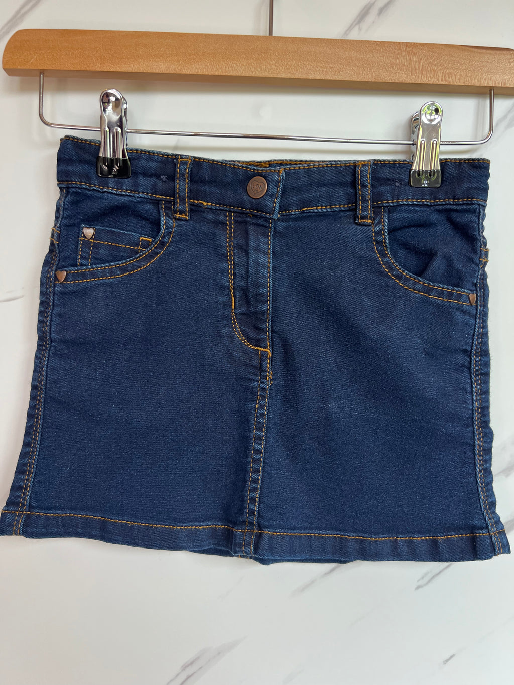 M&S Denim Skirt Age 5-6 Years