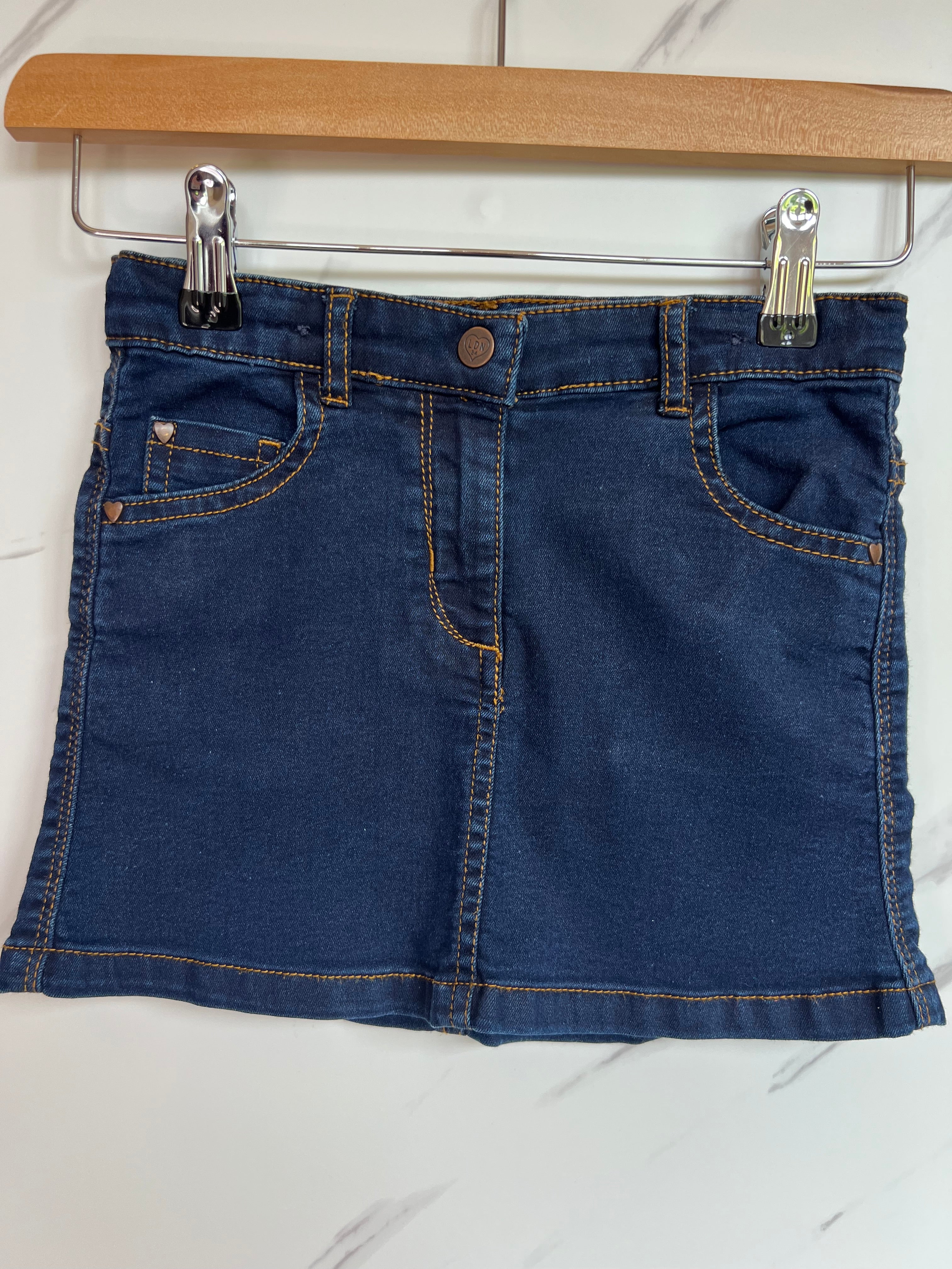 M&S Denim Skirt Age 5-6 Years