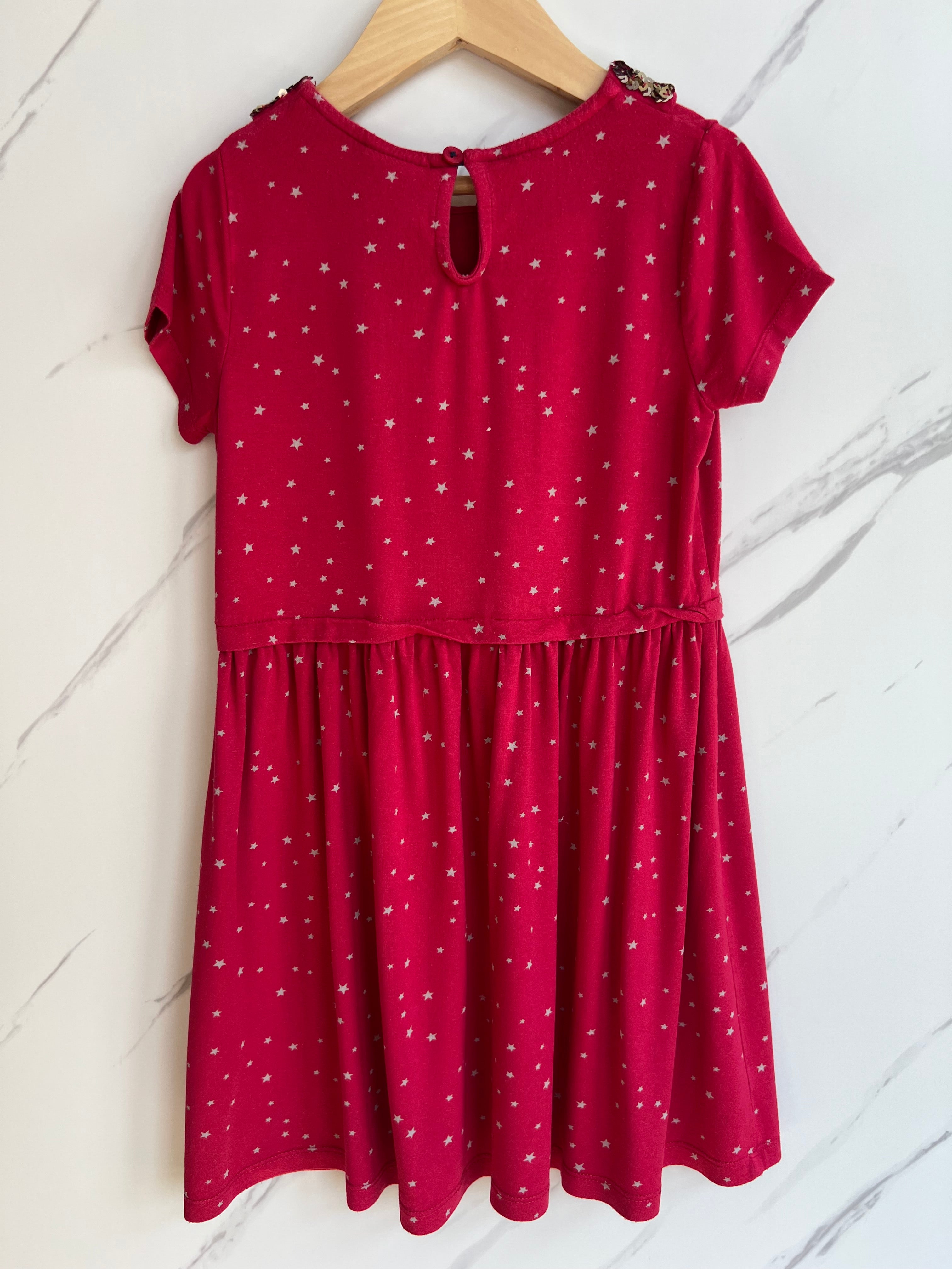 Boden Sequinned Collar Dress Age 5-6 Years
