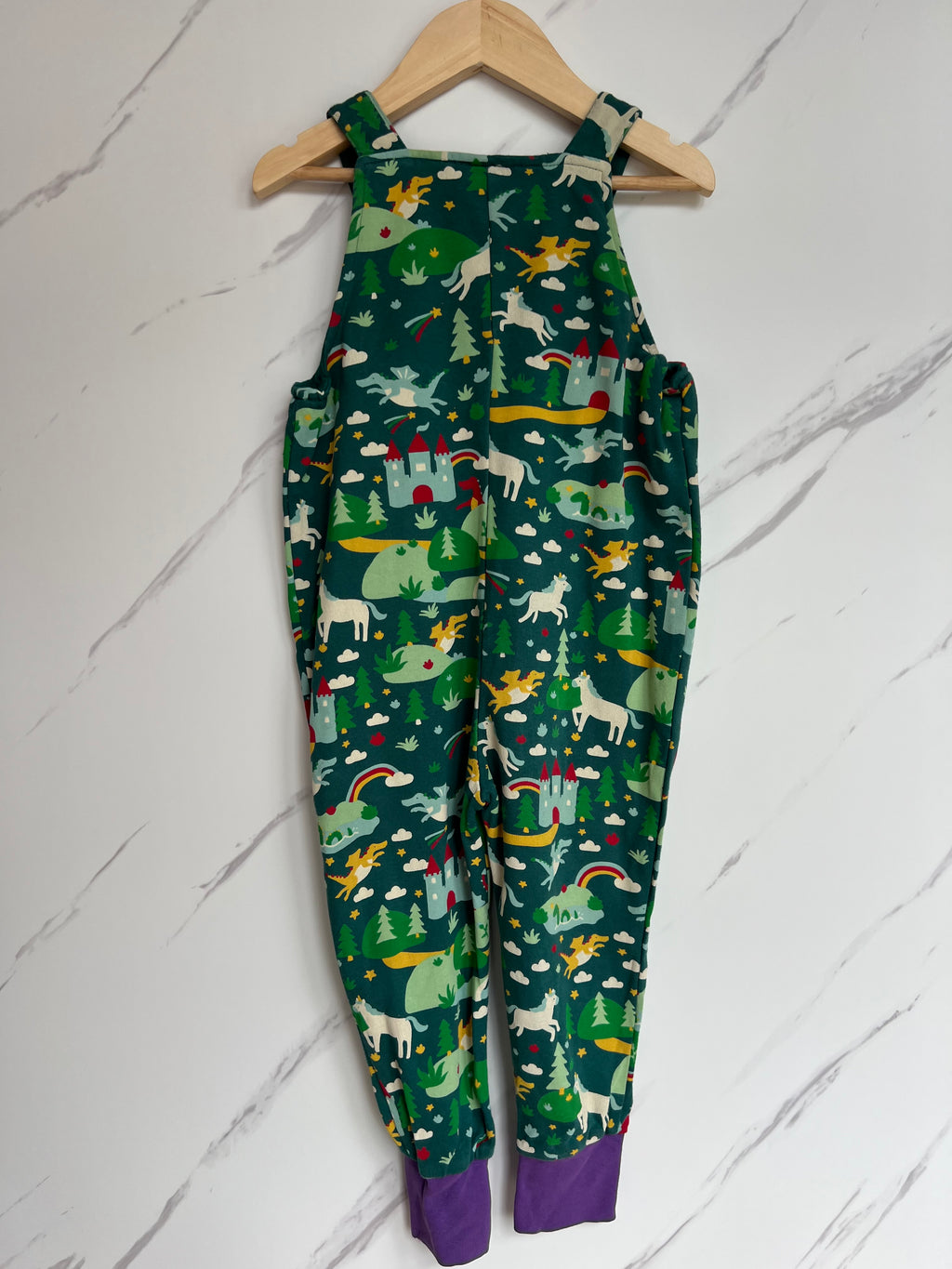 Frugi Green Fairytale Dungarees Age 2-3 Years