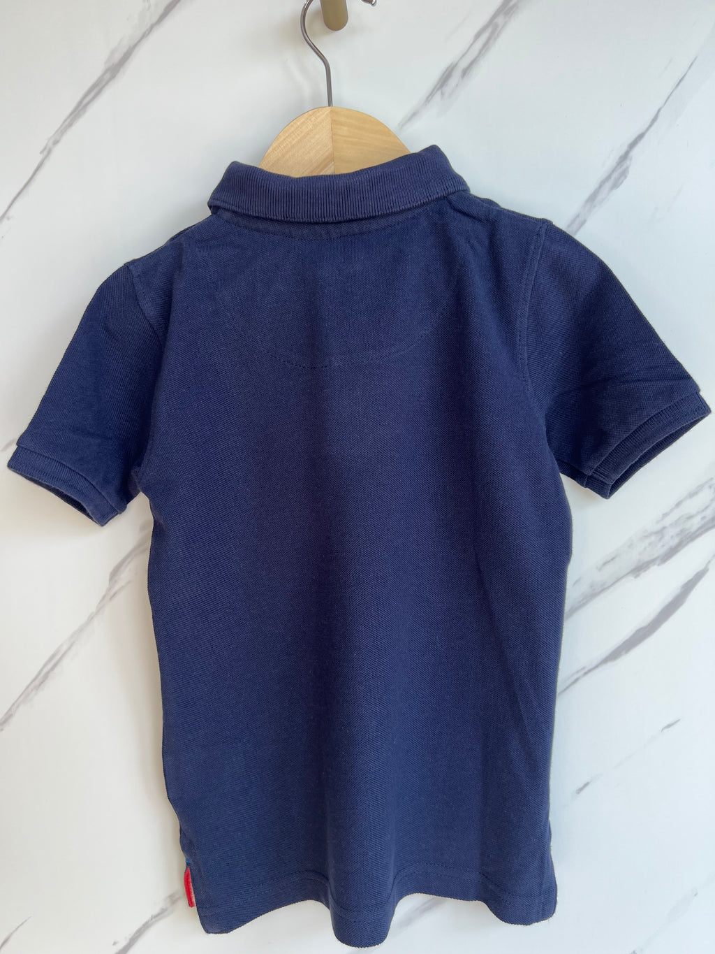 JoJo Maman Bebe Navy Polo Shirt Age 5-6 Years
