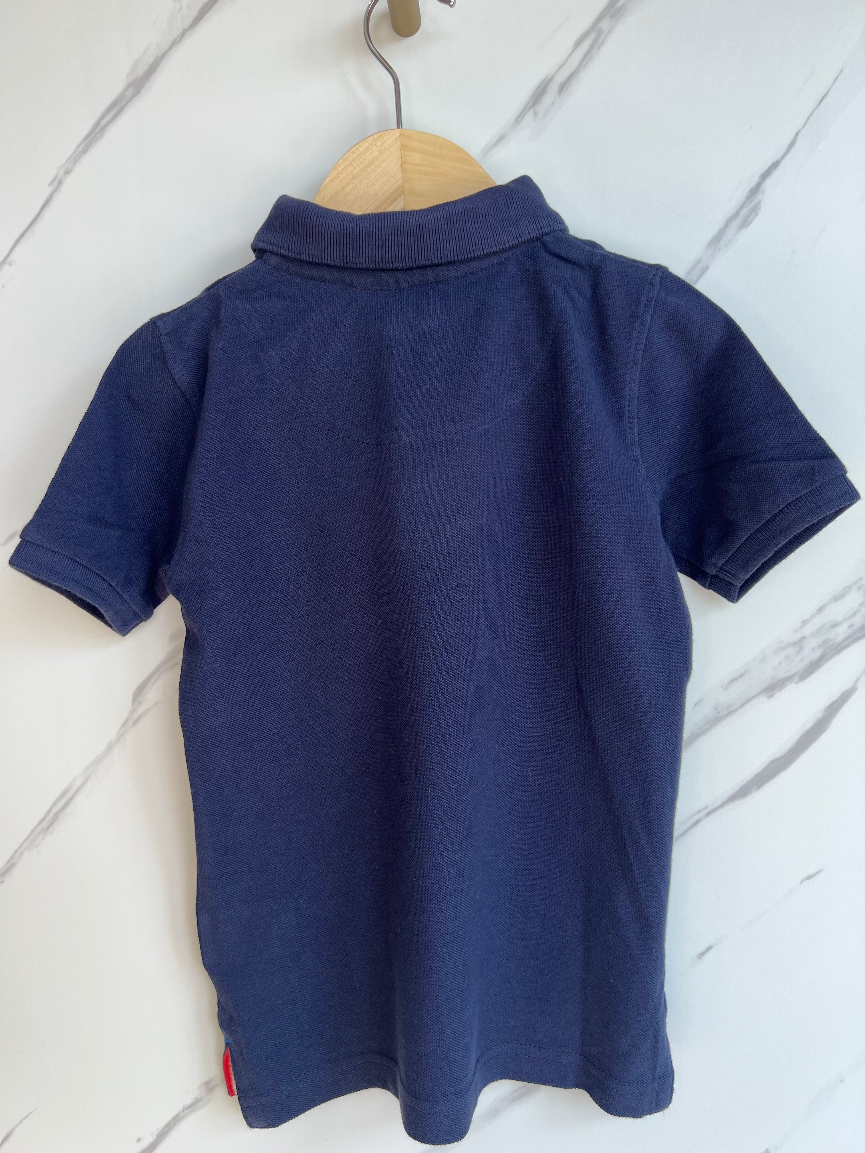 JoJo Maman Bebe Navy Polo Shirt Age 5-6 Years