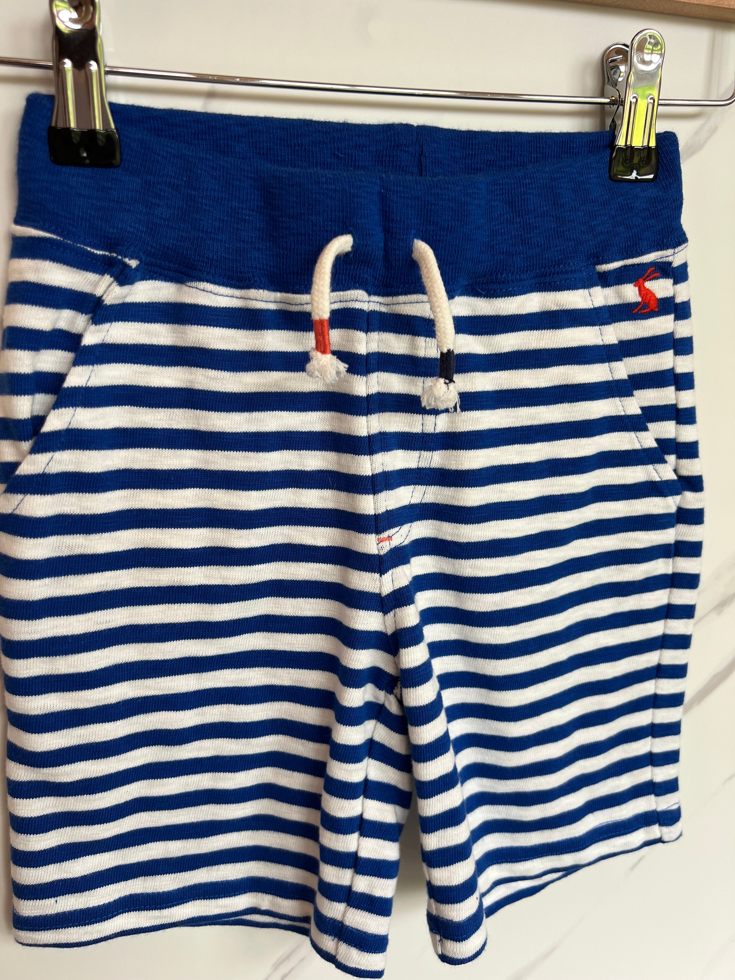 Joules Striped Jersey Shorts Age 6-7 Years
