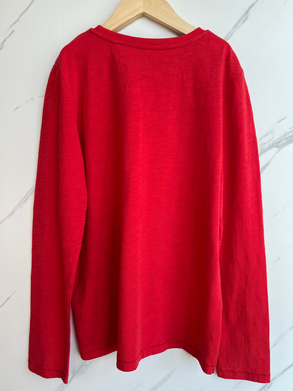 Boden Red Long-Sleeved T-Shirt Age 11-12 Years