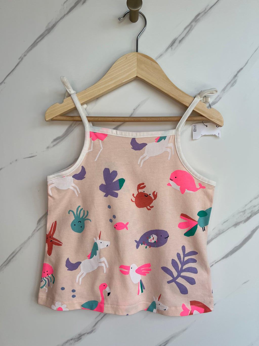 M&S Sea Creatures Vest Top Age 3-4 Years