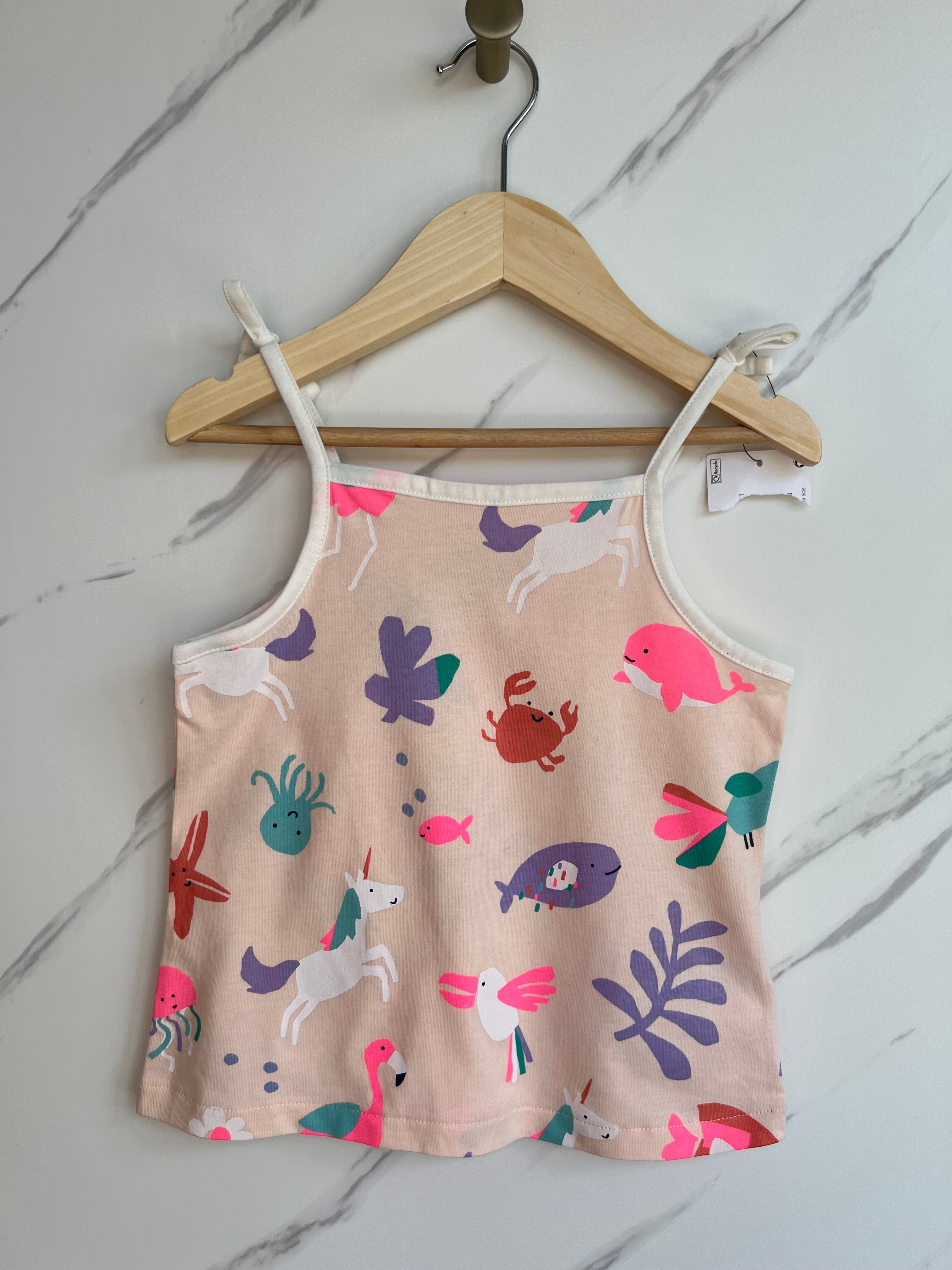 M&S Sea Creatures Vest Top Age 3-4 Years