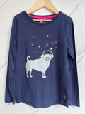 Joules Boogie Dog Long-Sleeved Top Age 7-8 Years