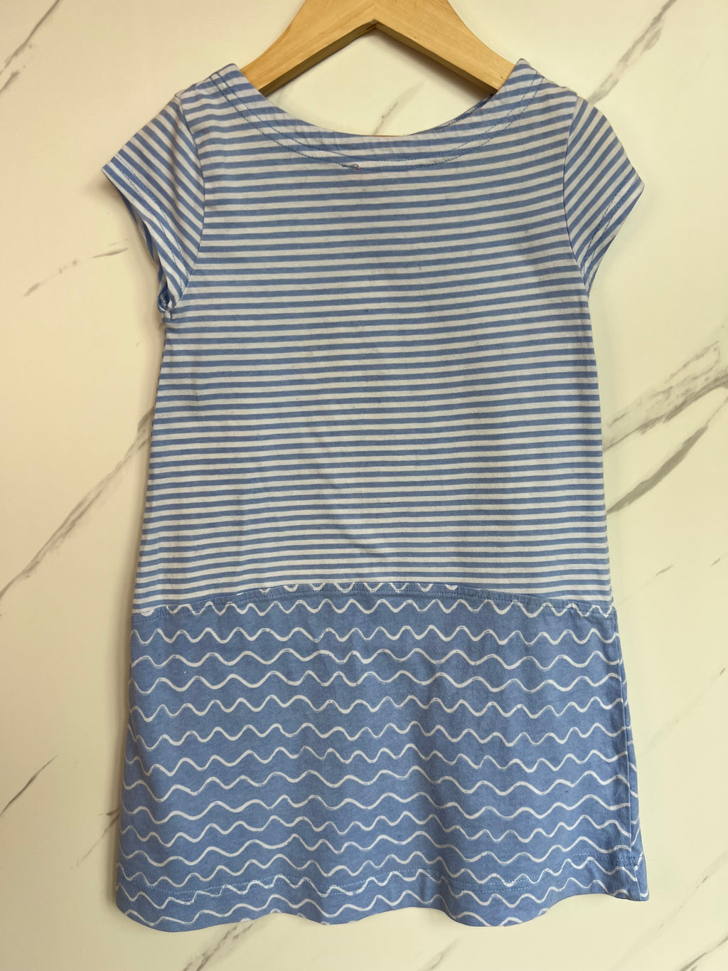 Joules Blue Waves Tunic Dress Age 5-6 Years
