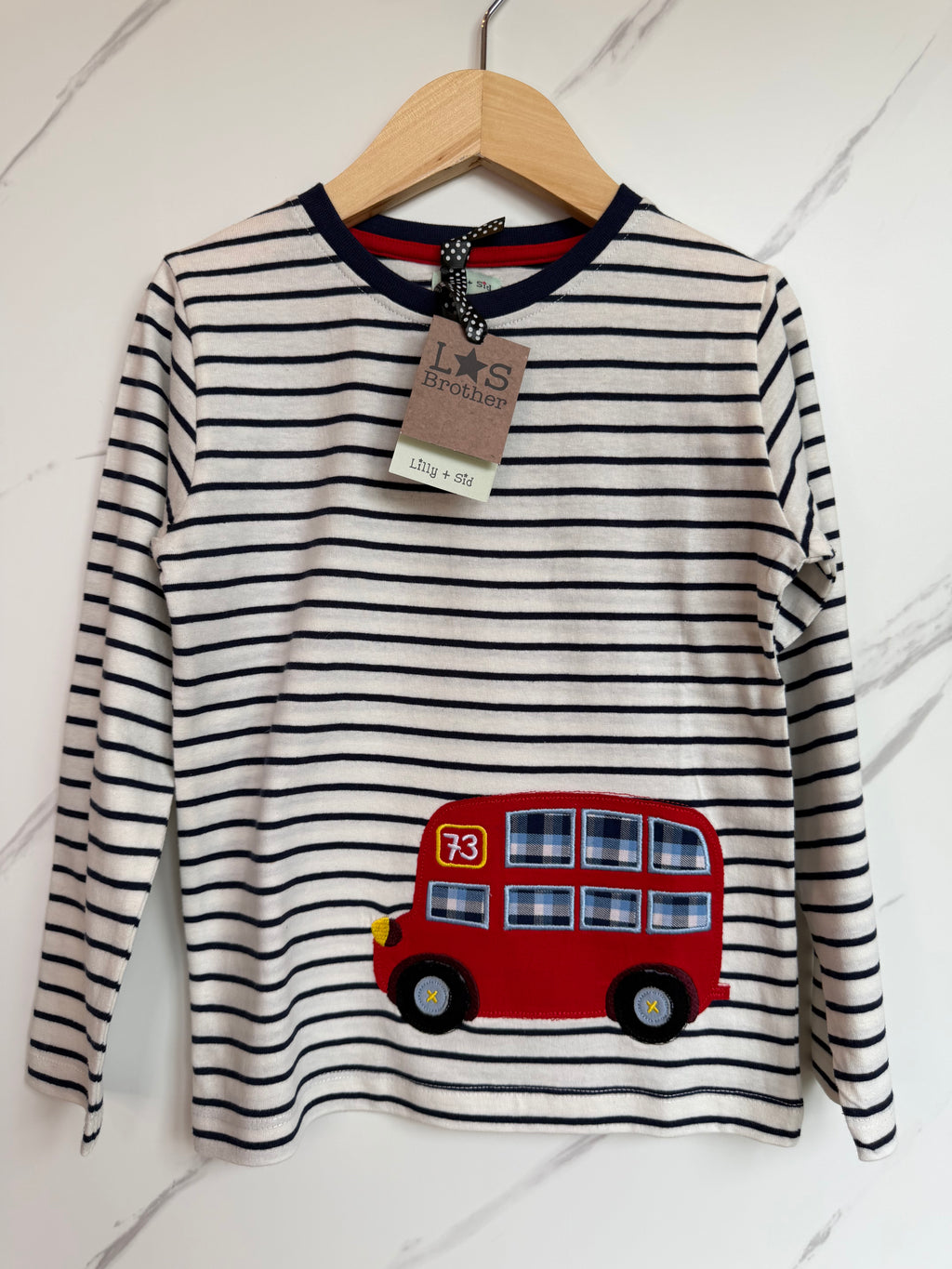 Lilly & Sid Bus Long-Sleeved Top Age 4-5 Years