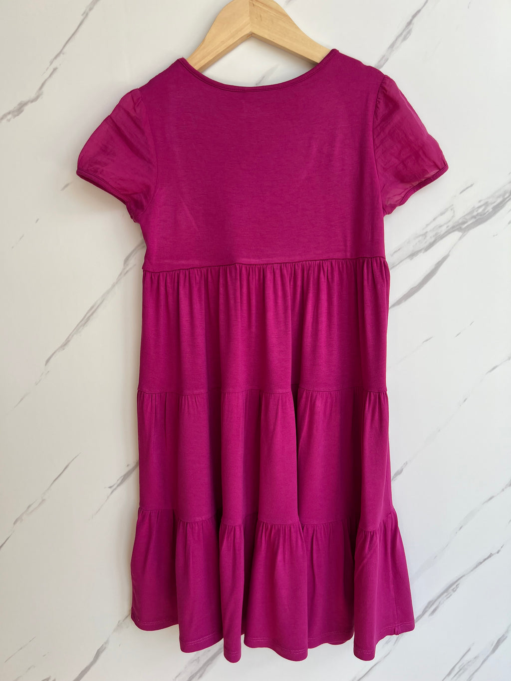 Boden Fuchsia Pink Jersey Dress Age 7-8 Years