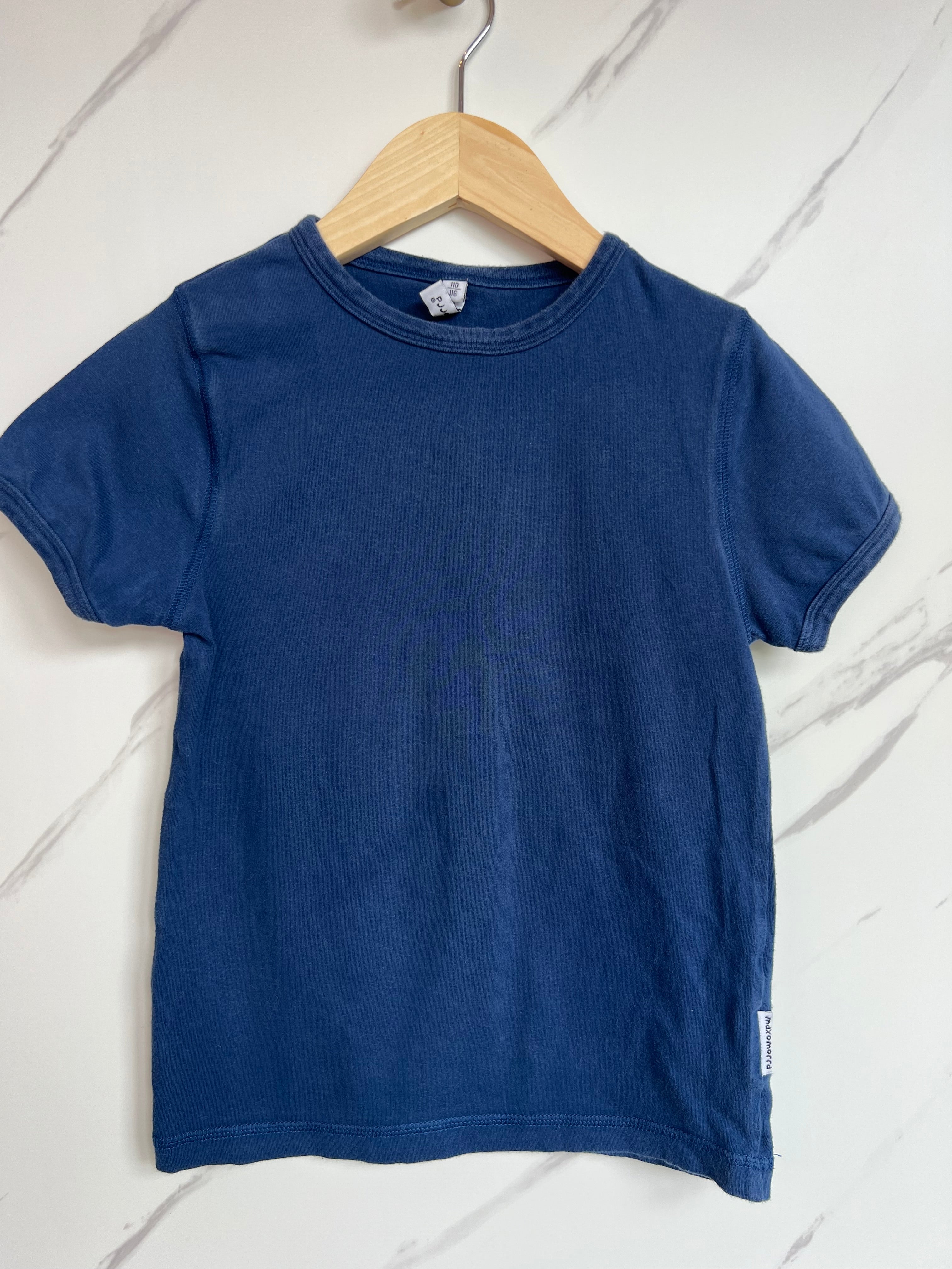 Maxomorro Navy T-Shirt Age 5-6 Years