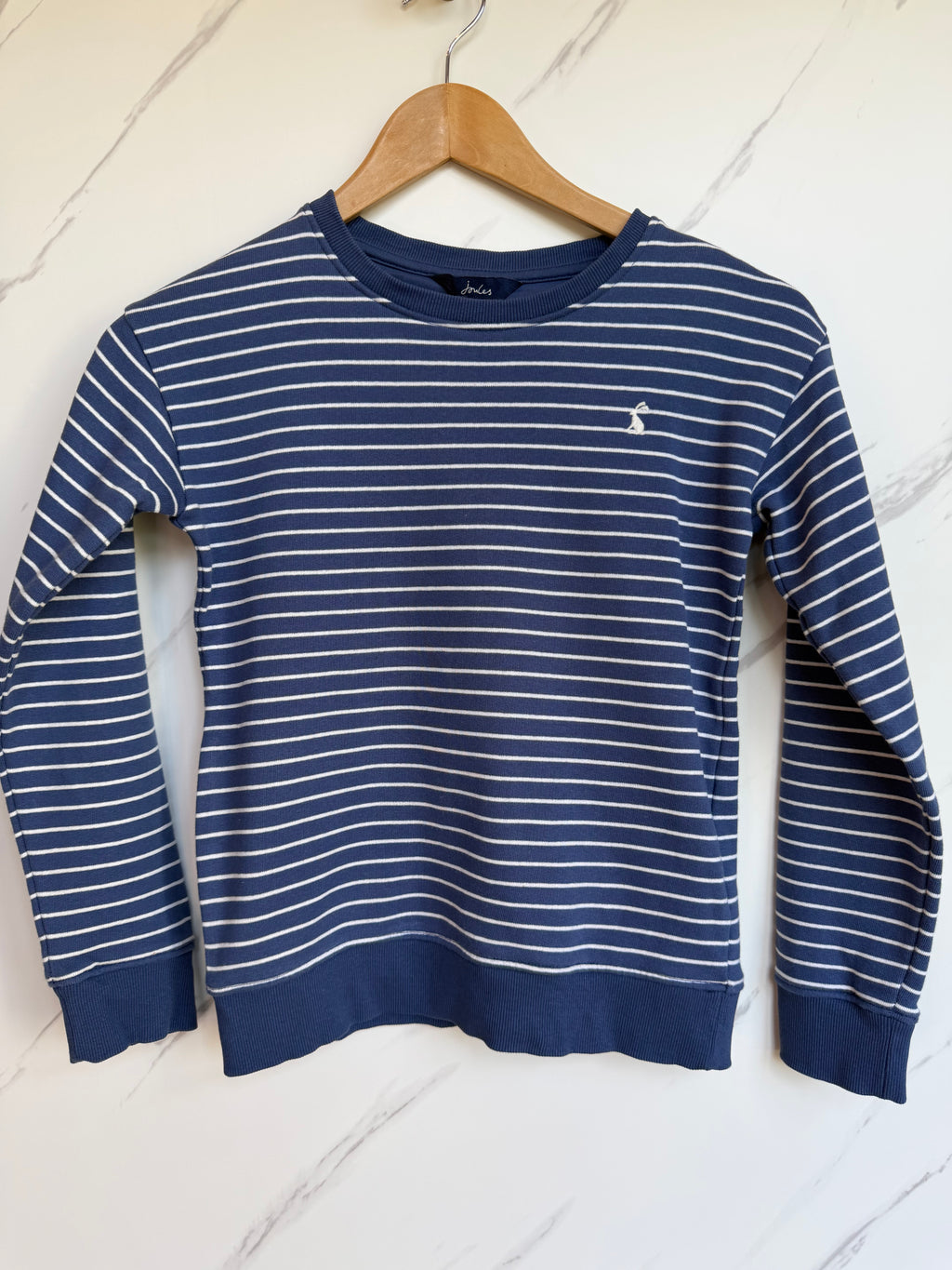 Joules Blue & White Striped Sweatshirt Age 10 Years
