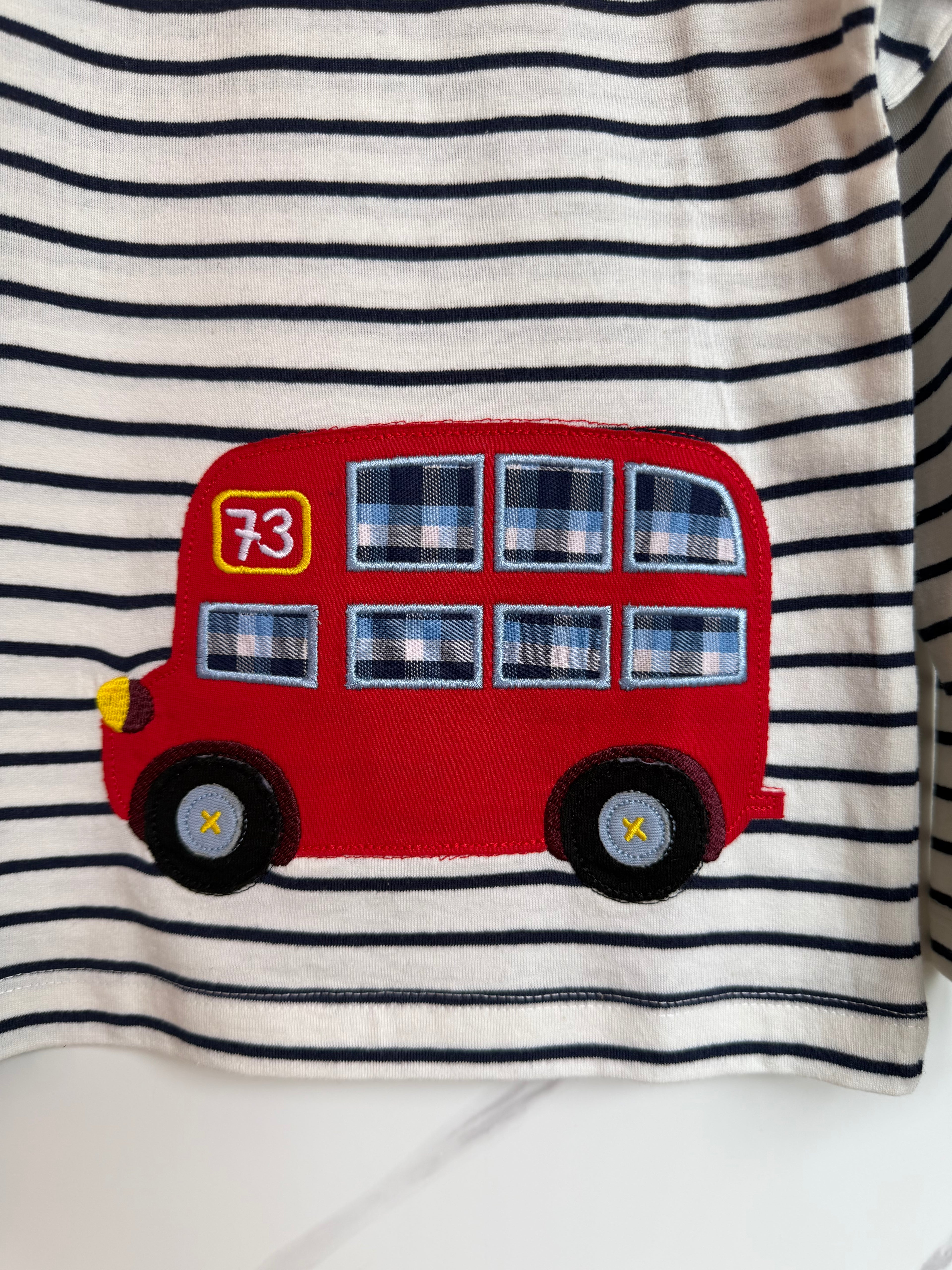 Lilly & Sid Bus Long-Sleeved Top Age 4-5 Years