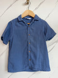 M&S Blue Muslin Shirt Age 4-5 Years