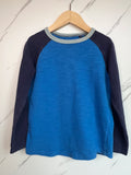 Boden Blue & Navy Long-Sleeved Top Age 5-6 Years