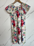 GAP White Roses Dress Age 10-11 Years