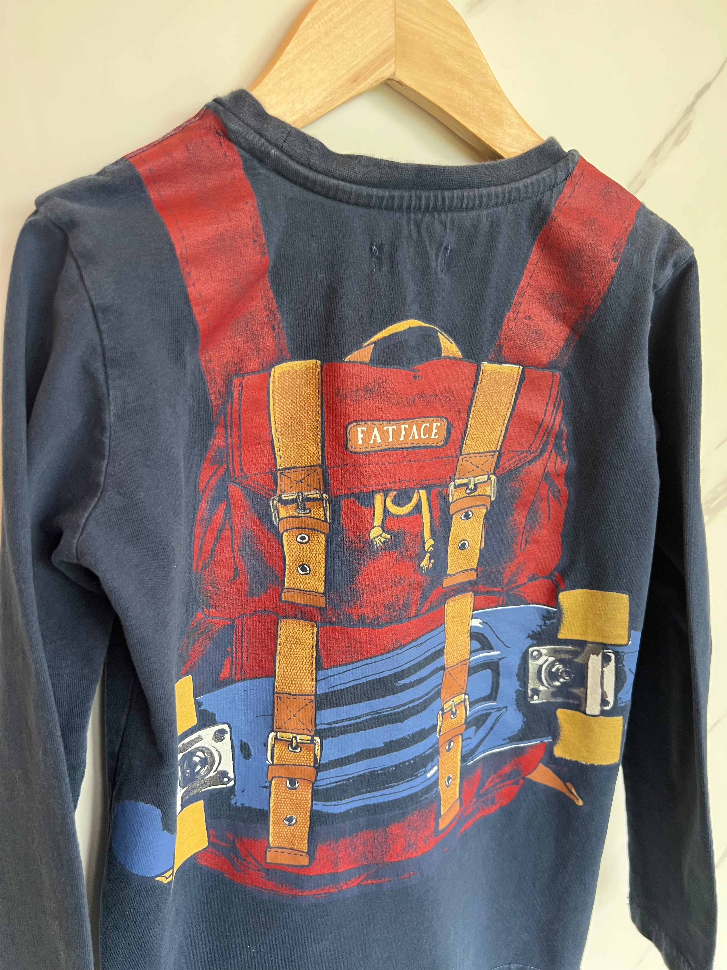 Fatface Boarder Backpack Top Age 8-9 Years
